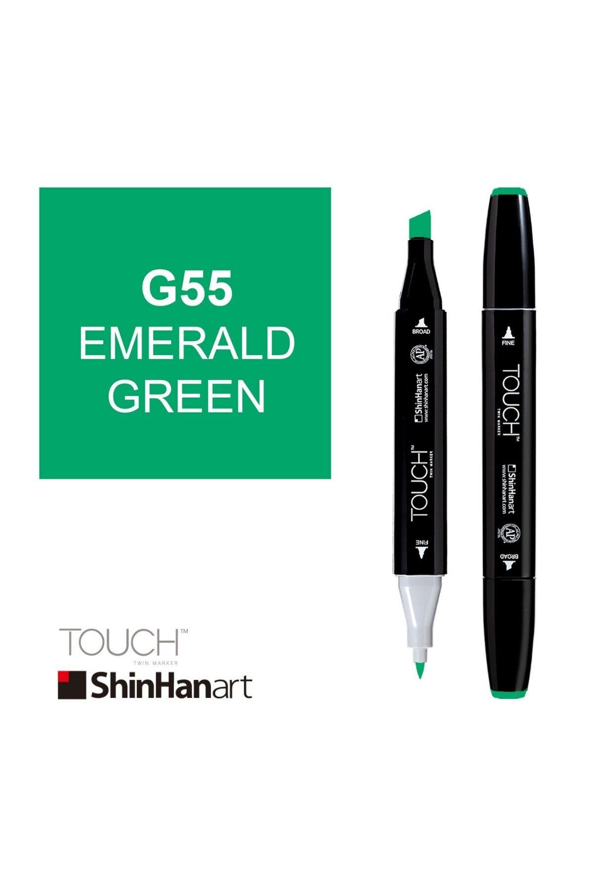 Shinhan Art Art Touch Twin Marker G55 Emerald Green