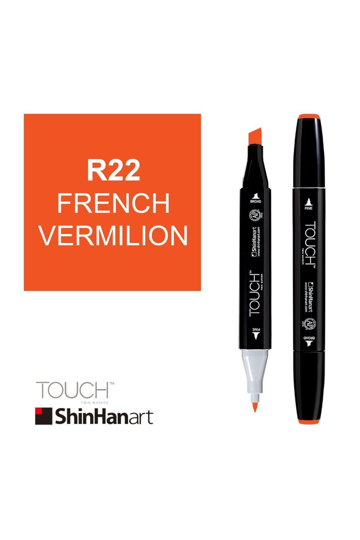 Shinhan Art Art Touch Twin Marker R22 French Vermilion