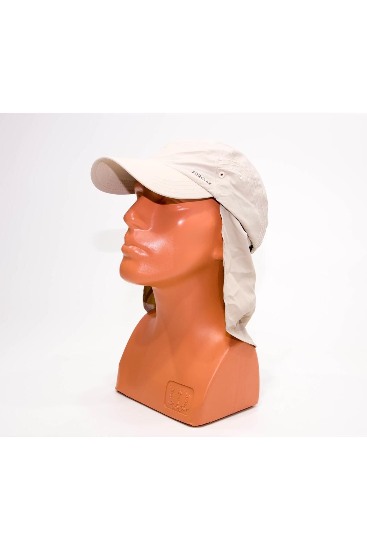 Decathlon Outdoor Trekking UV Korumalı Ense Koruyuculu Şapka - Gri Forclaz Meridyendukkan