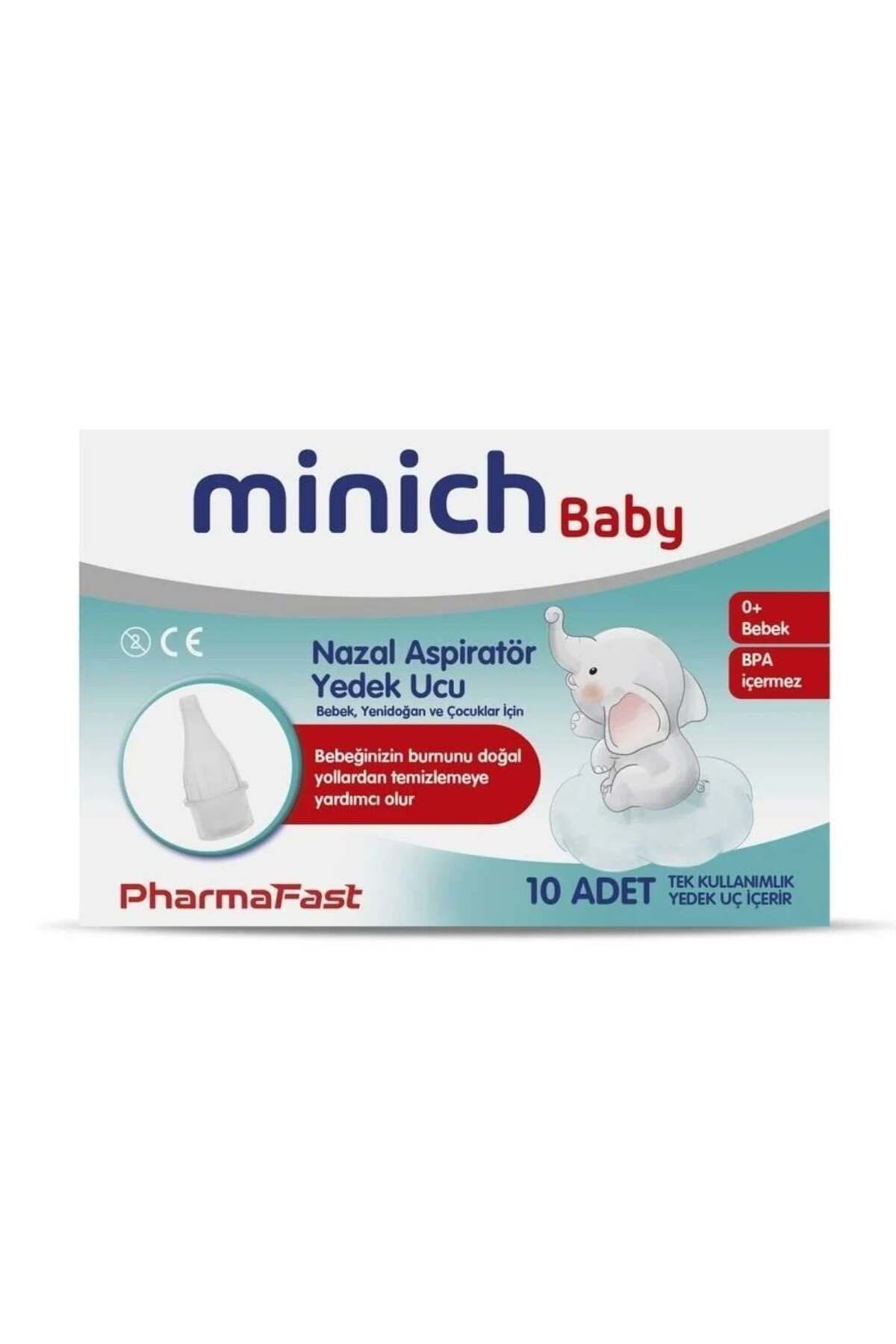 minich baby Nazal Aspiratör Yedek Ucu 10lu