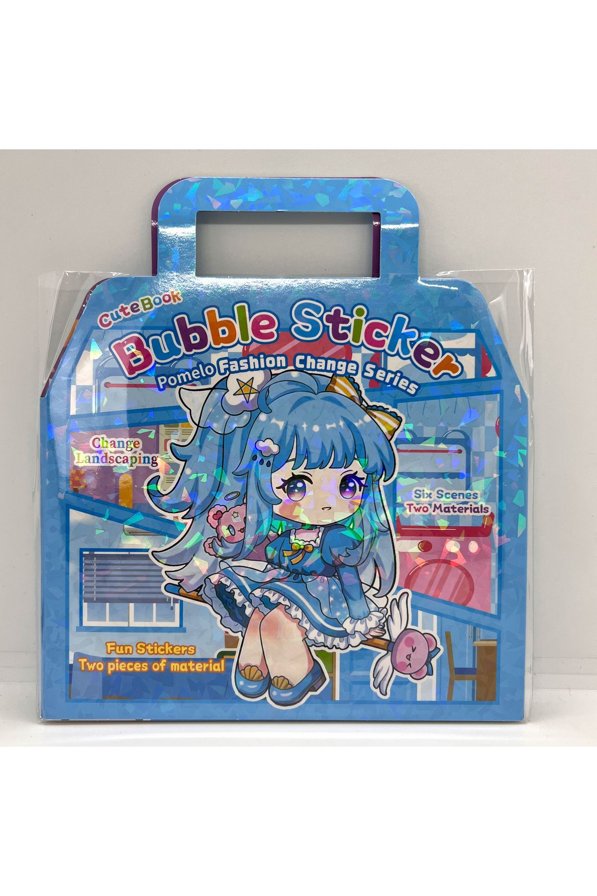 farklı bir hediye Anime Fun Sticker Kitabı Çanta Şeklinde