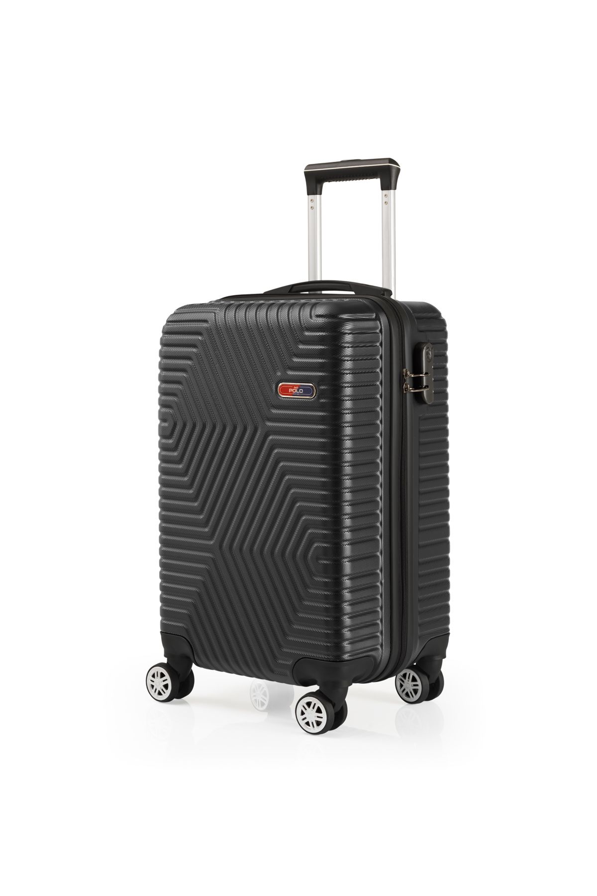 G&D Polo Suitcase Abs Siyah Kabin Boy Valiz 600.01-K