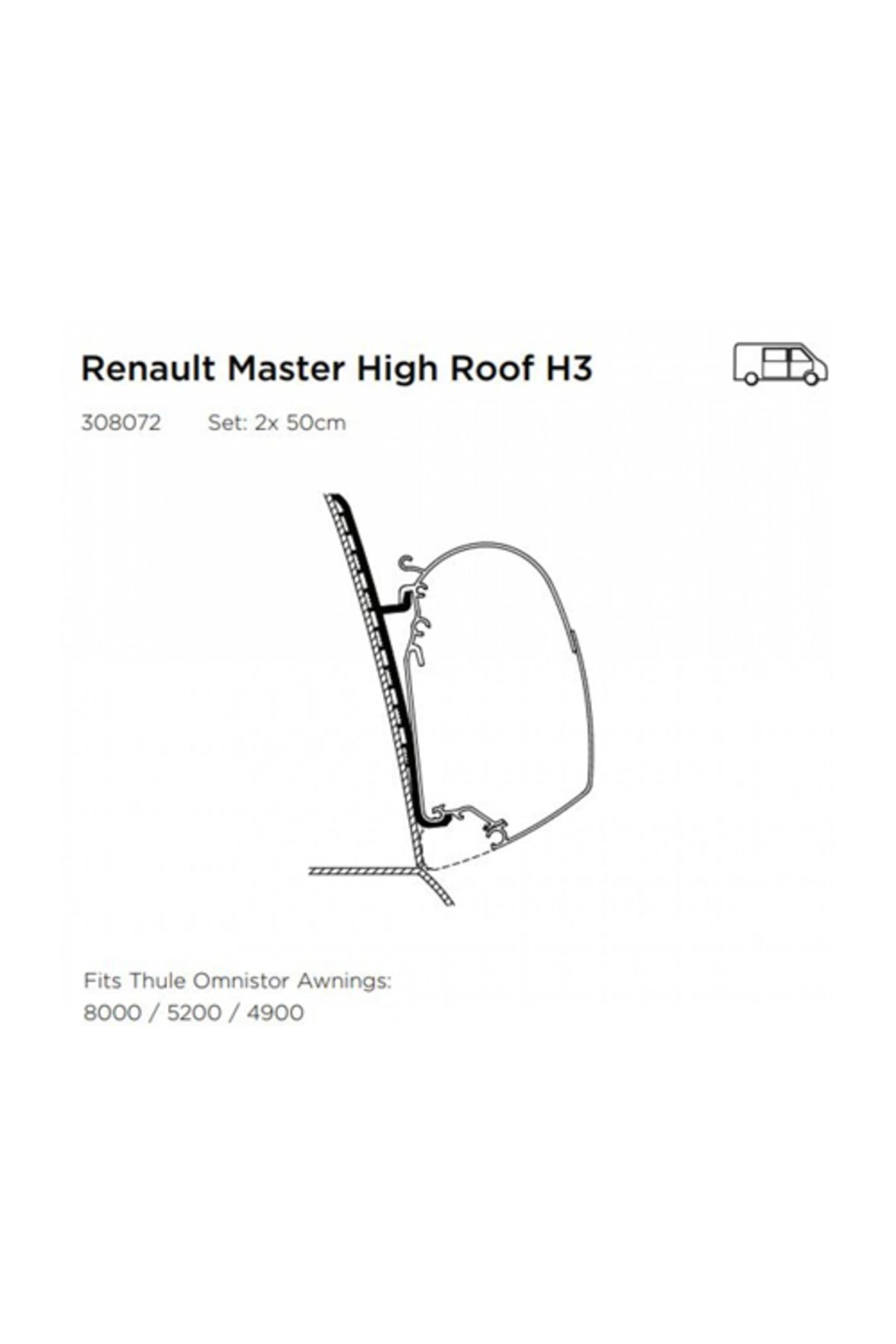 Thule Reno Master Adapter Serie 6 (tavan Montaj Braketi )