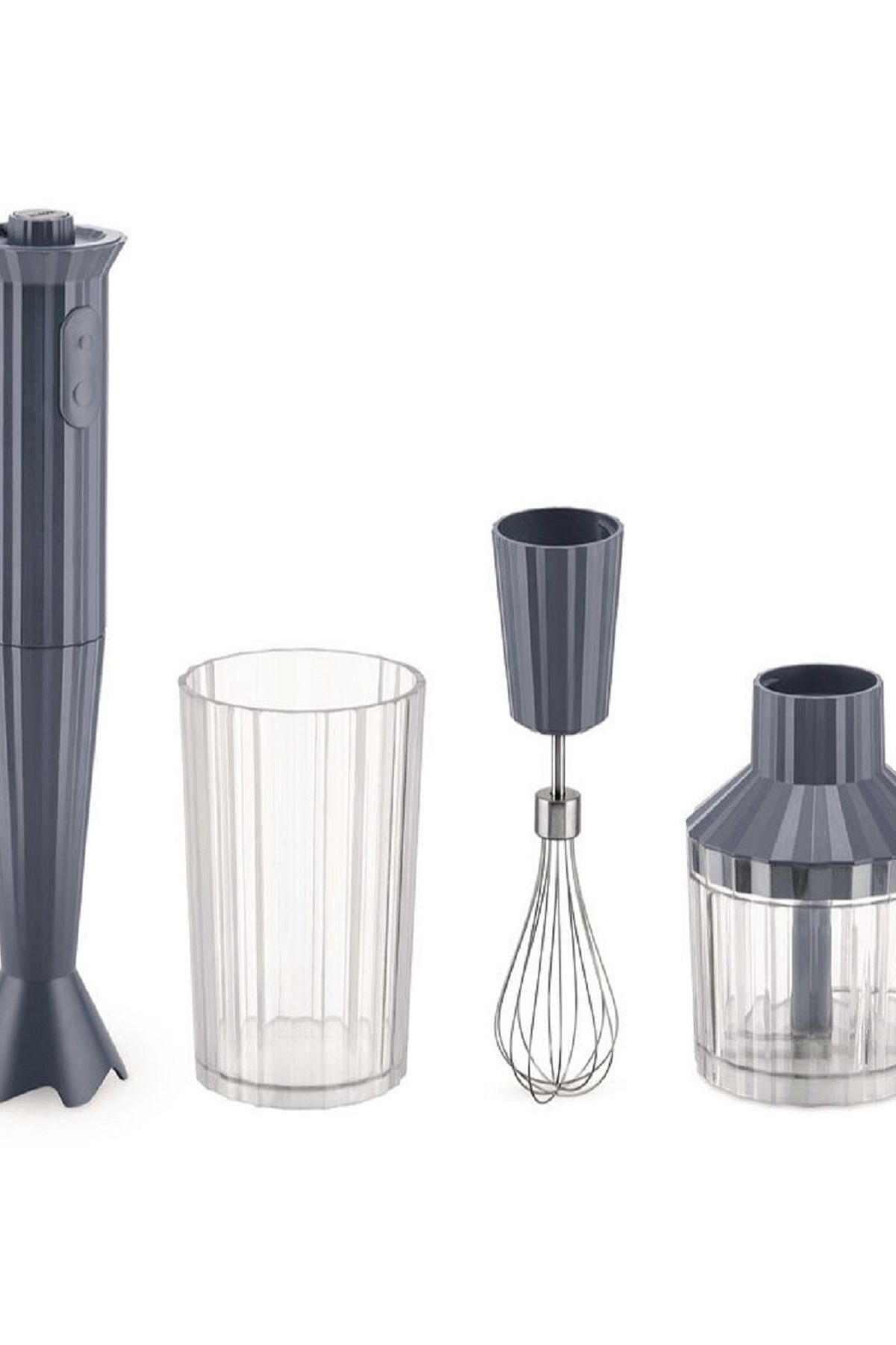 Alessi Plisse Blender Seti Gri