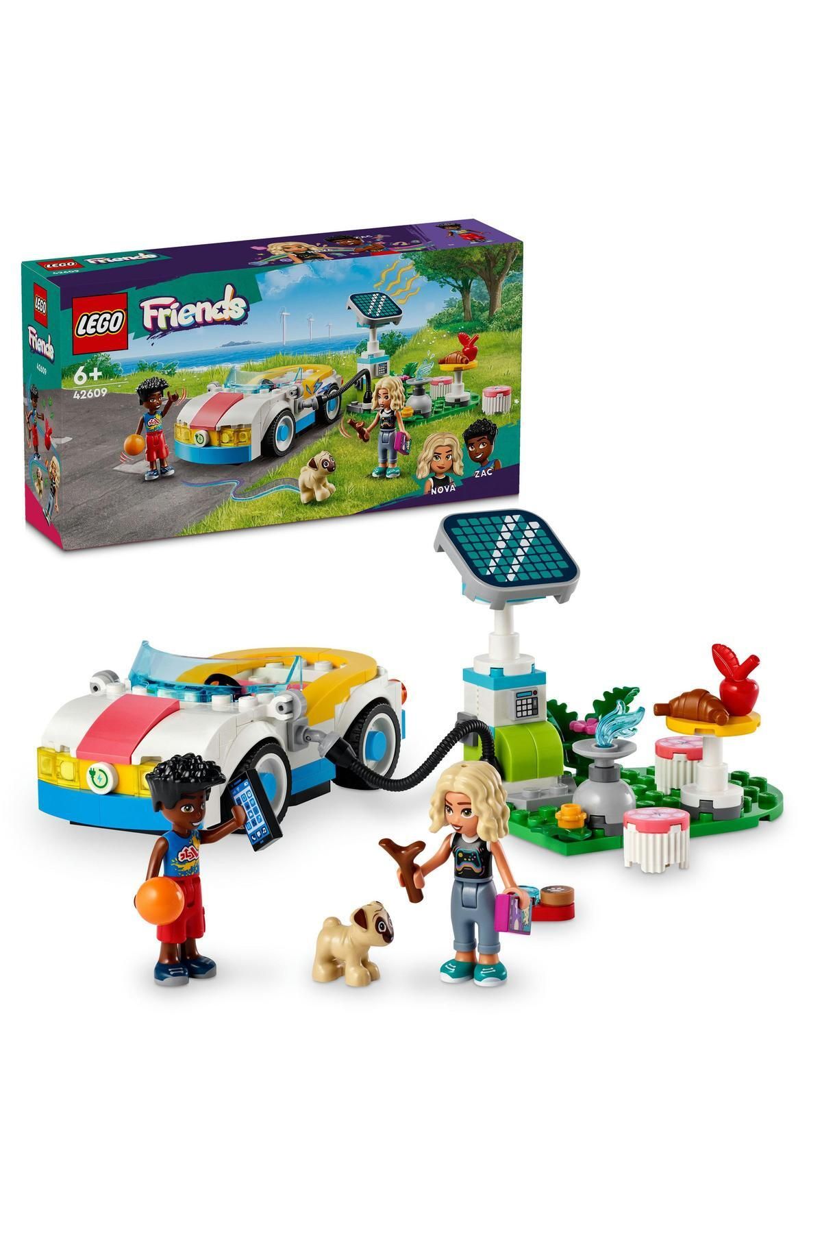 LEGO ® Friends Elektrikli Araba ve Şarj İstasyonu 42609  - 6 Yaş ve Üzeri İçin Yapım Seti (170 Parça)