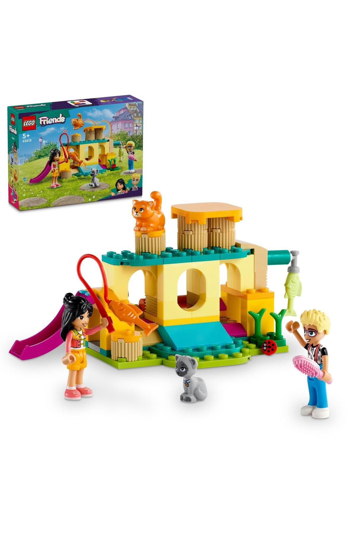 LEGO ® Friends Kedi Oyun Parkı Macerası 42612  - 5 Yaş ve Üzeri İçin Yapım Seti (87 Parça)
