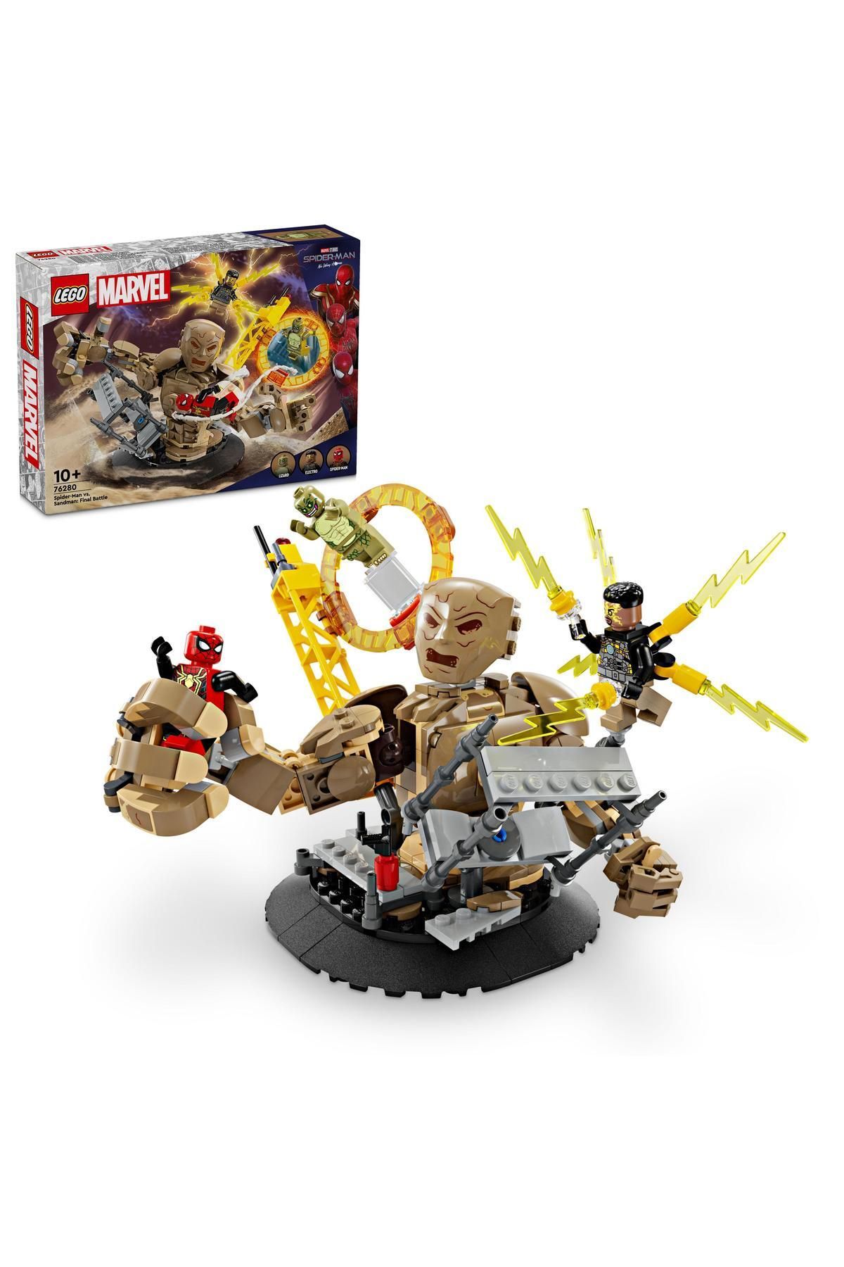LEGO ® Marvel Örümcek Adam Kum Adam’a Karşı: Son Savaş 76280  - 10 Yaş+ İçin Yapım Seti (347 Parça)