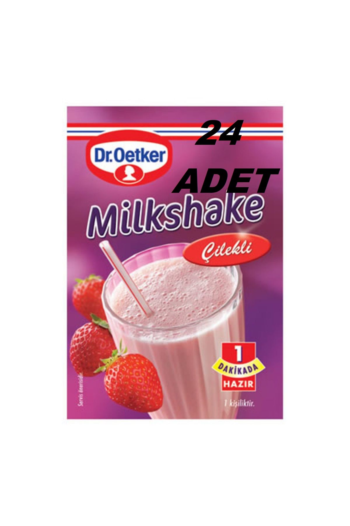 Dr. Oetker Milkshake Çilekli x 24 Adet