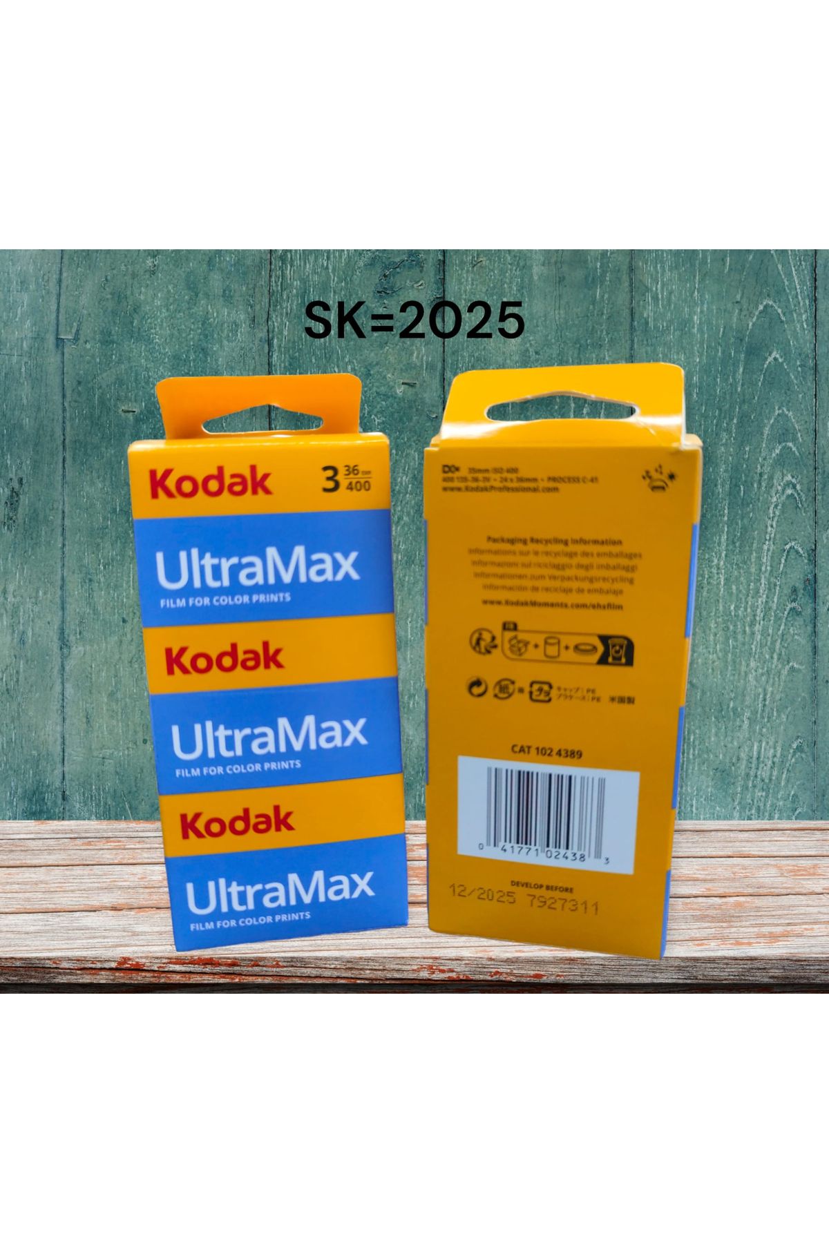 Kodak Ultramax 400 Renkli Negatif Film (ıso 400), 35 Mm, 108 Çekim