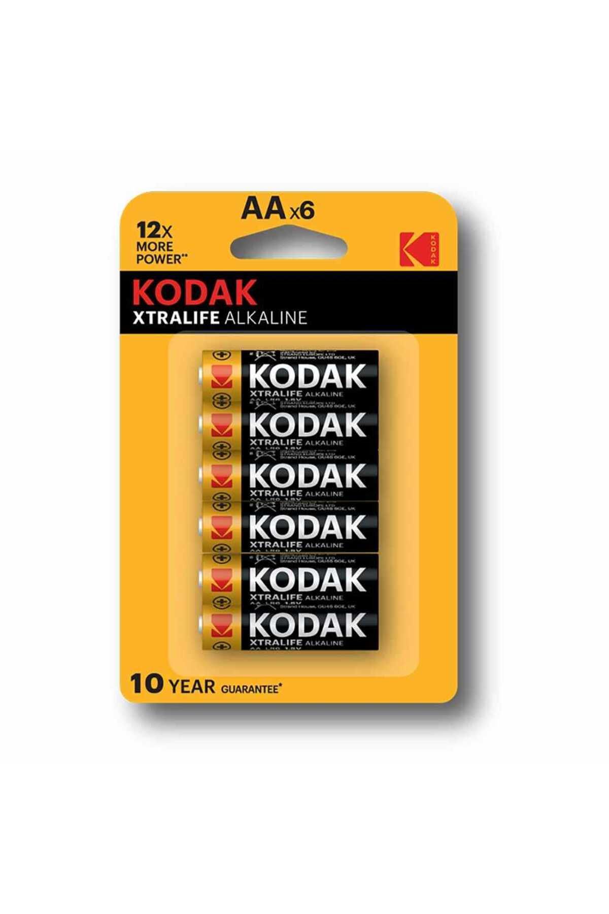 Kodak Xtralife Alkaline Pil AA 4+2