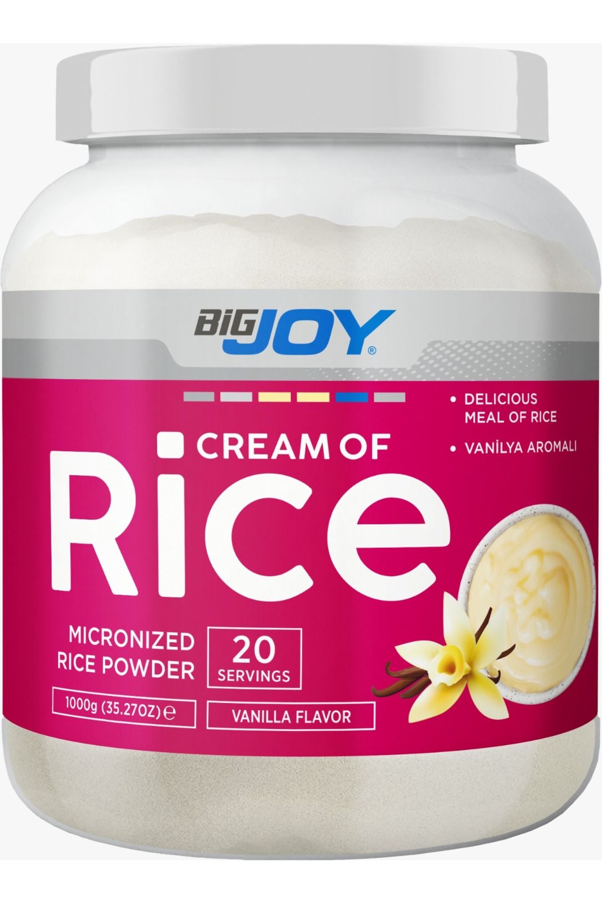 Bigjoy Sports Cream Of Rıce Vanilya 1000g Pirinç Kreması 20 Servis- Karbonhidrat