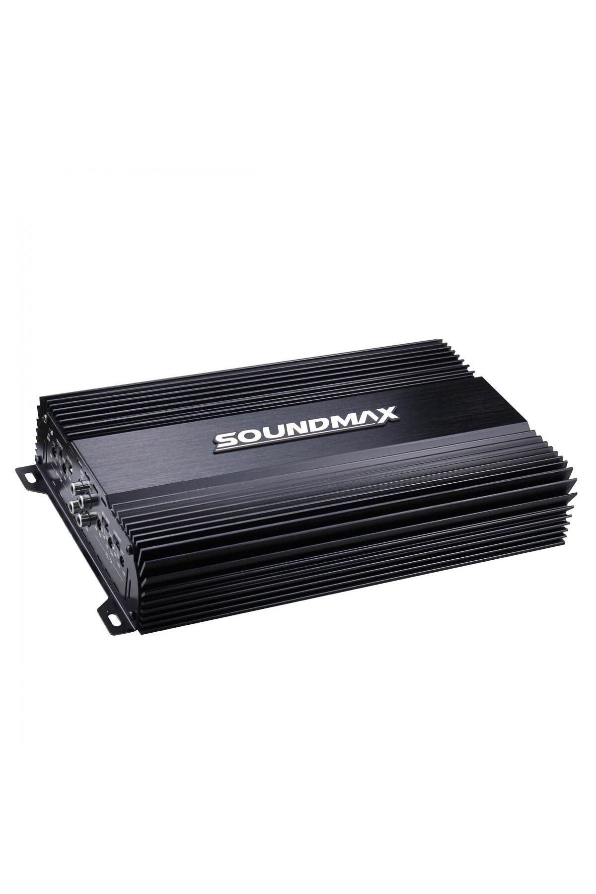 Soundmax SX-2850.4 2024 Yeni Seri 4 Kanal Oto Amfi 4ohm 4x60RMS-2ohm 4x90RMS
