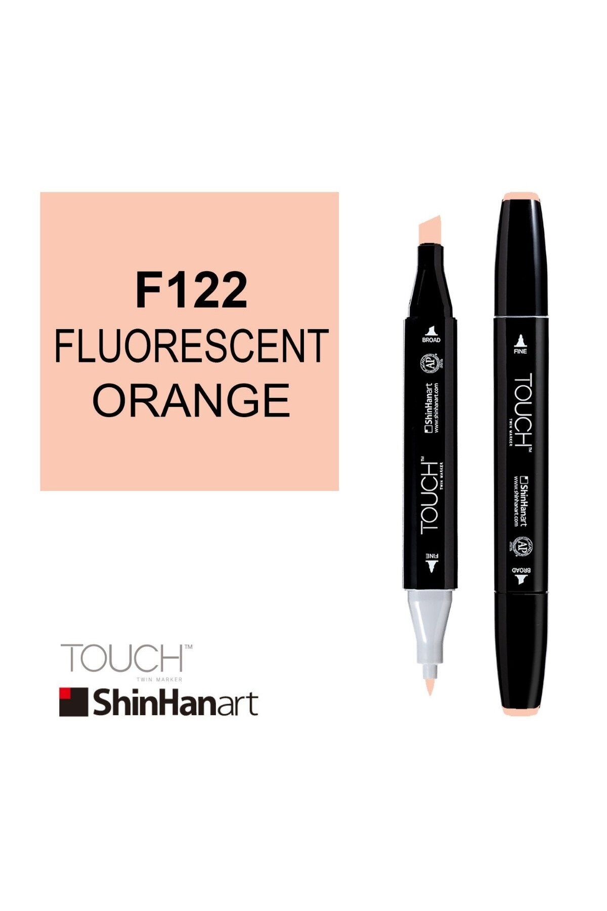 Shinhan Art Art Touch Twin Marker F122 Fluorescent Orange