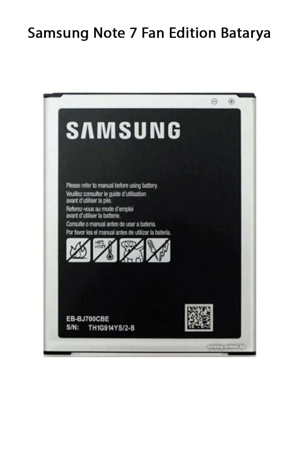 Genel Markalar Samsung Note 7 Fan Edition Telefonlarla Uyumlu Batarya 3200 Mah