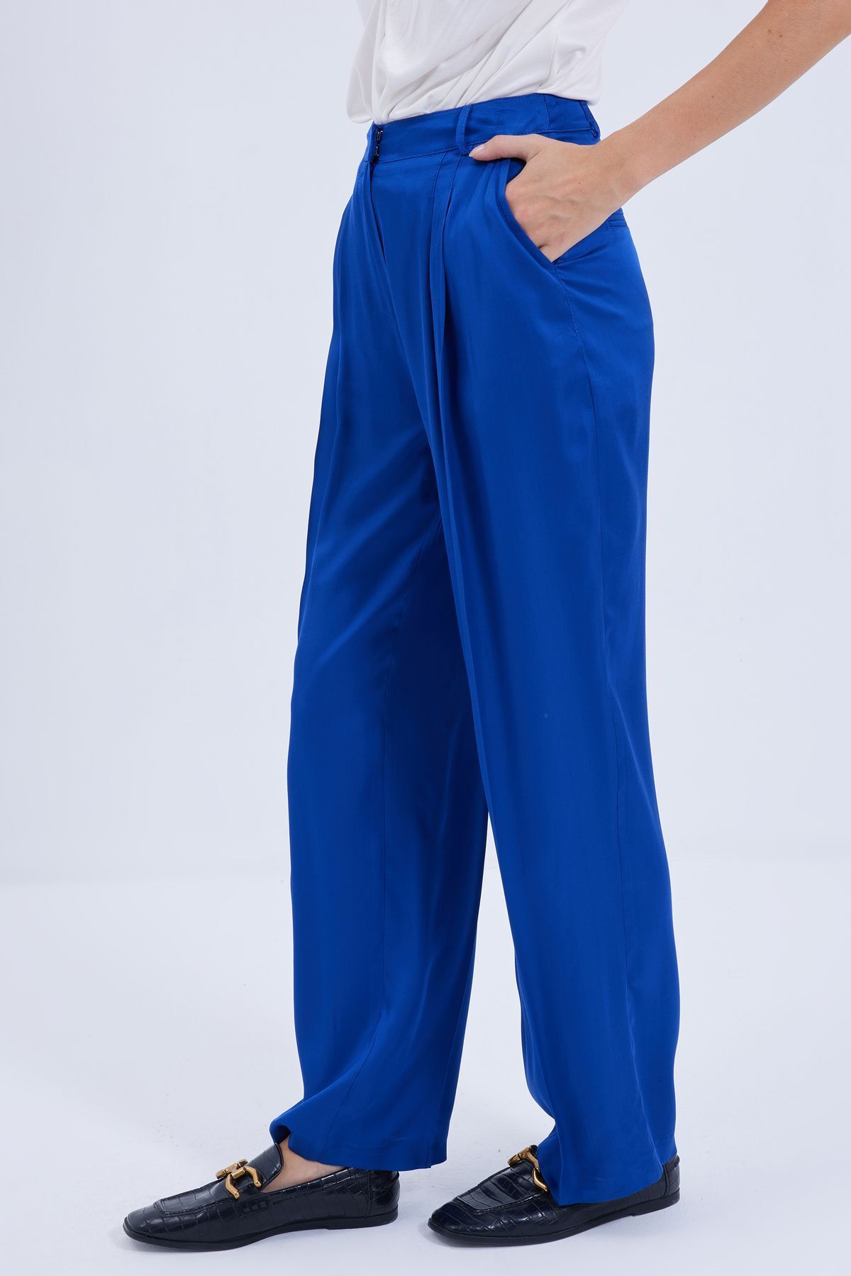 Karaca Kadın Pantolon-Saks Mavi