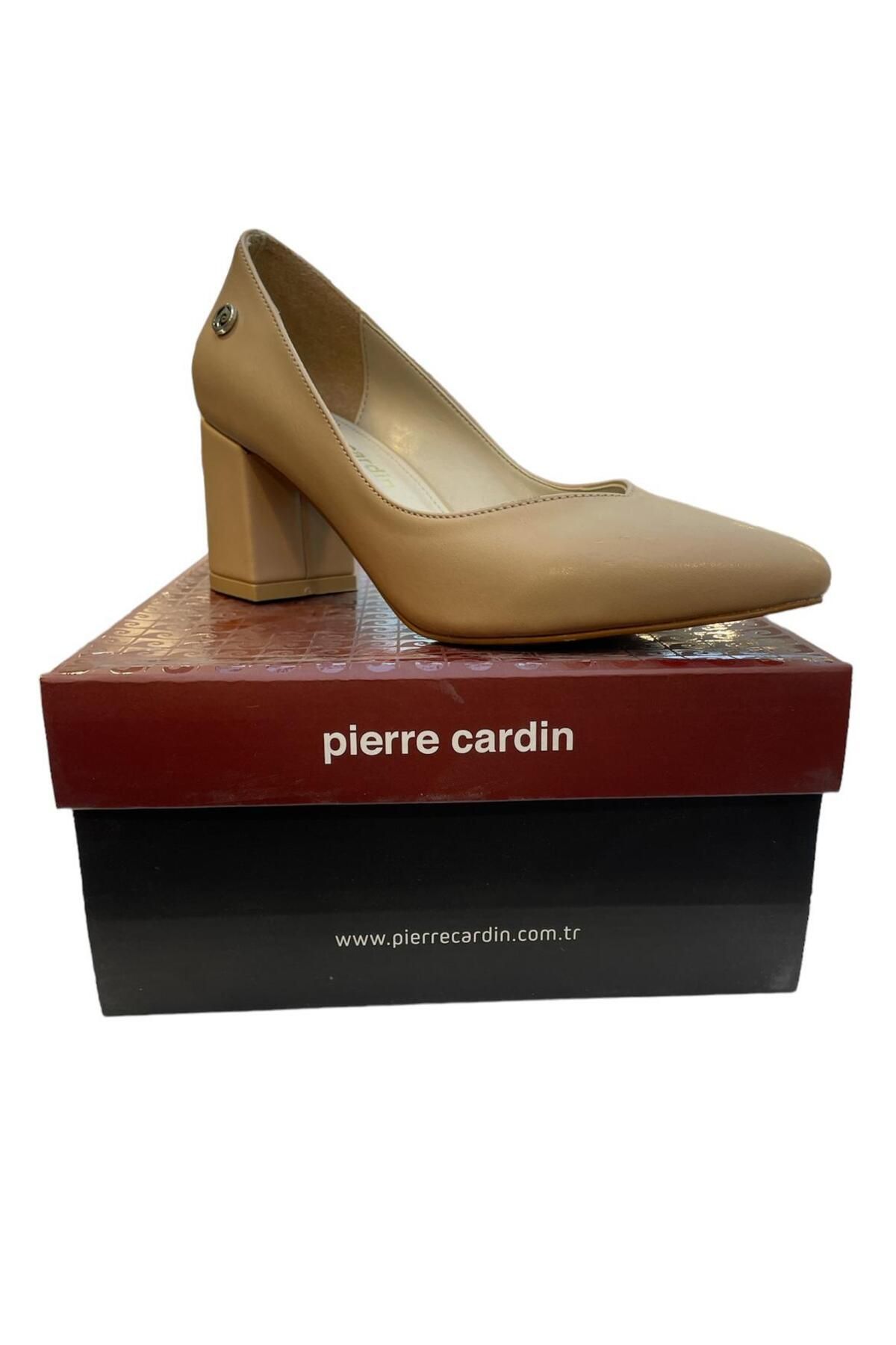 Pierre Cardin Krem Rengi Topuklu Ayakkabı