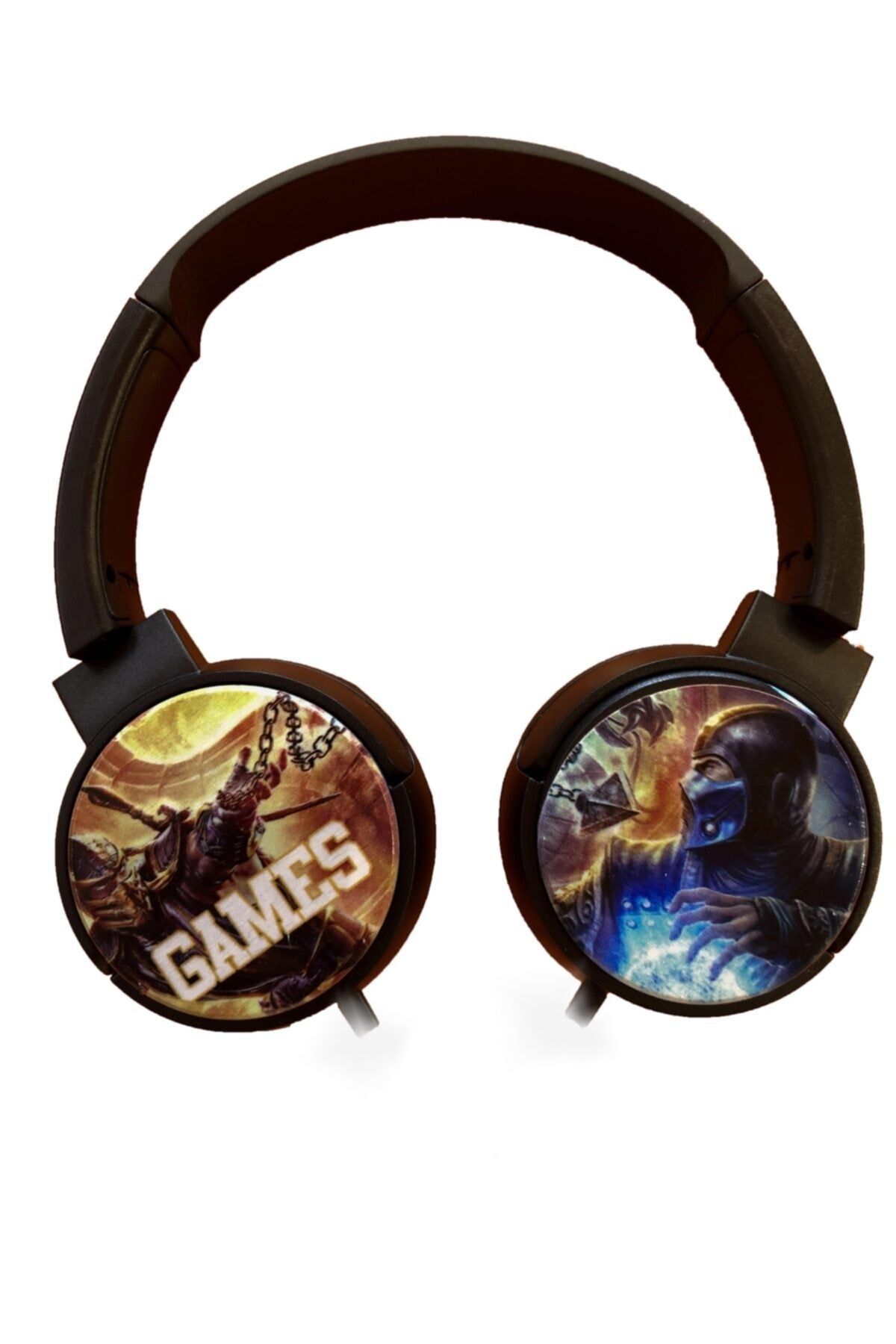 UB Mobile Kulak Üstü Kablolu Ayarlanabilir Kulaklık EV-020 Extra Bass Mikrofonlu Oyuncu Sağ Sol Çift Çıkış