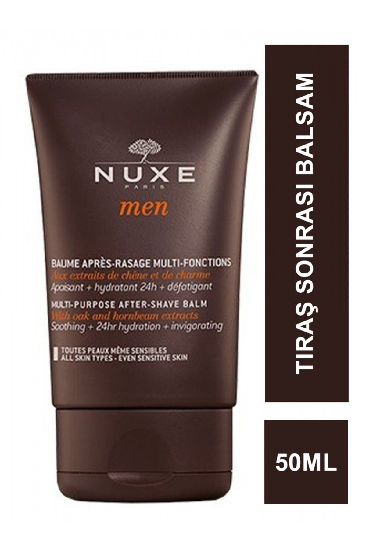 Nuxe Men-Erkekler İçin Tahriş Olan Cildi Yatıştırmaya, Nemlendirmeye Yardımcı Tıraş Sonrası Balsamı 50 ml
