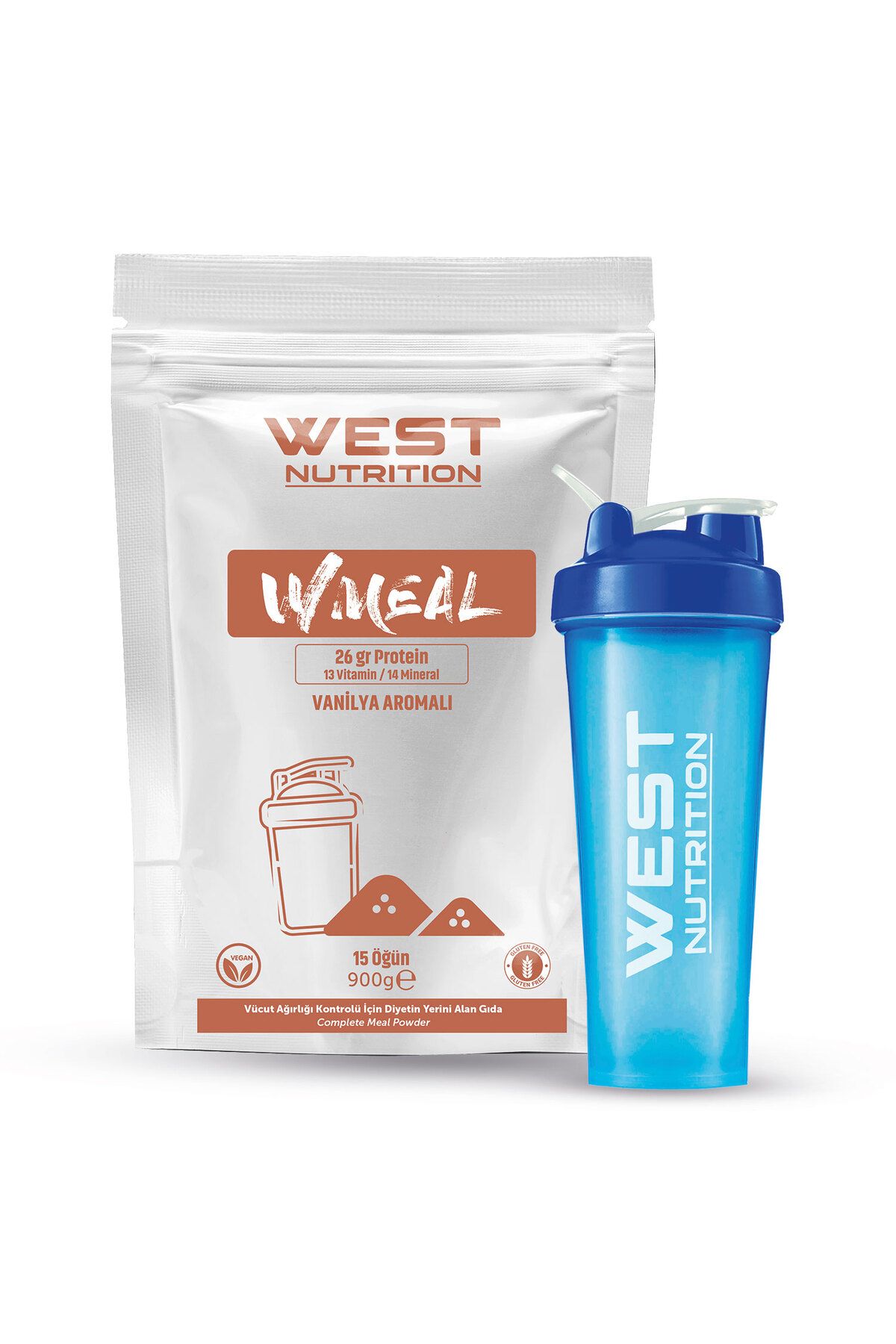West Nutrition WMeal Proteinli Öğün Tozu 15 Öğün 900 gr Vanilya