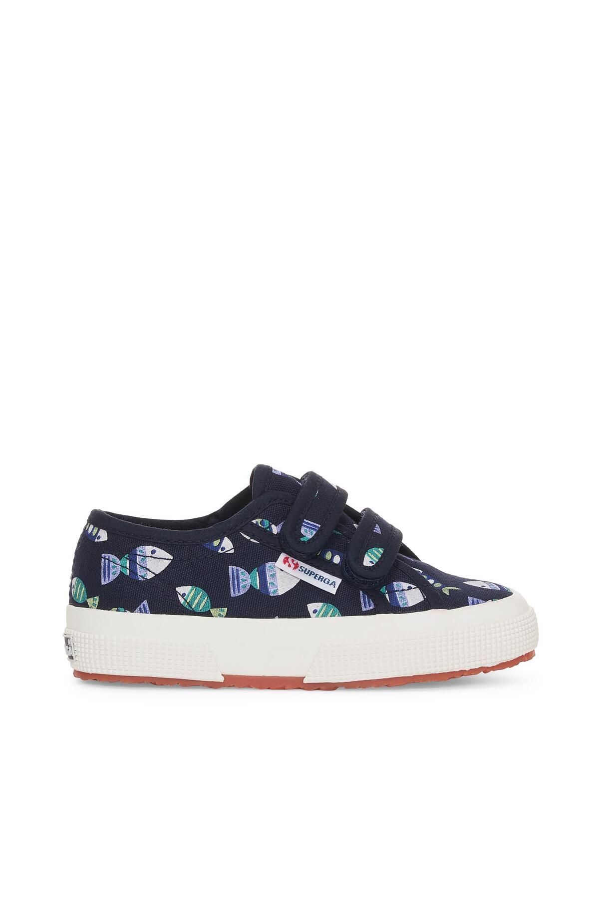 Superga 2750 Kids Straps Candy Fish Erkek Çocuk Lacivert Sneaker