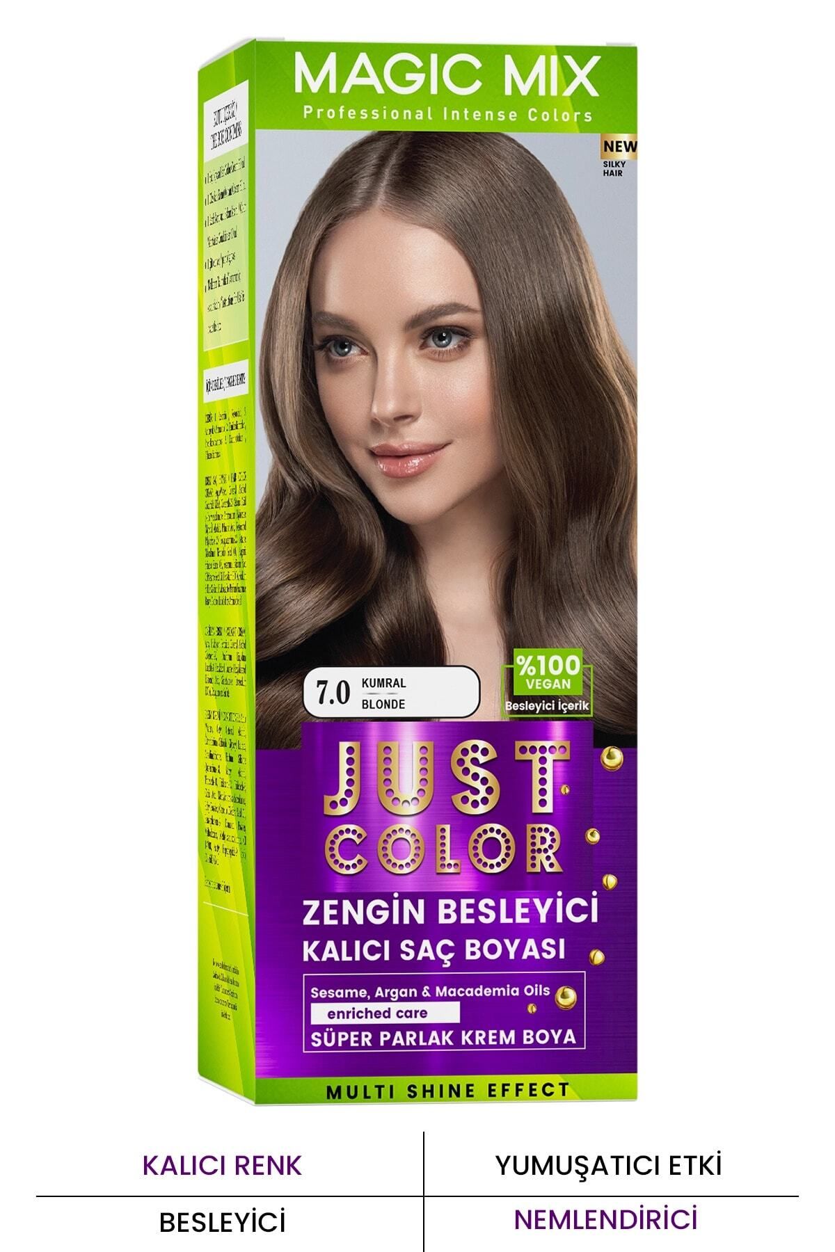 PROCSIN Magic Mix Color Kıt Parlak Ve Canlı 7.0 Kumral Kalıcı Saç Boyası