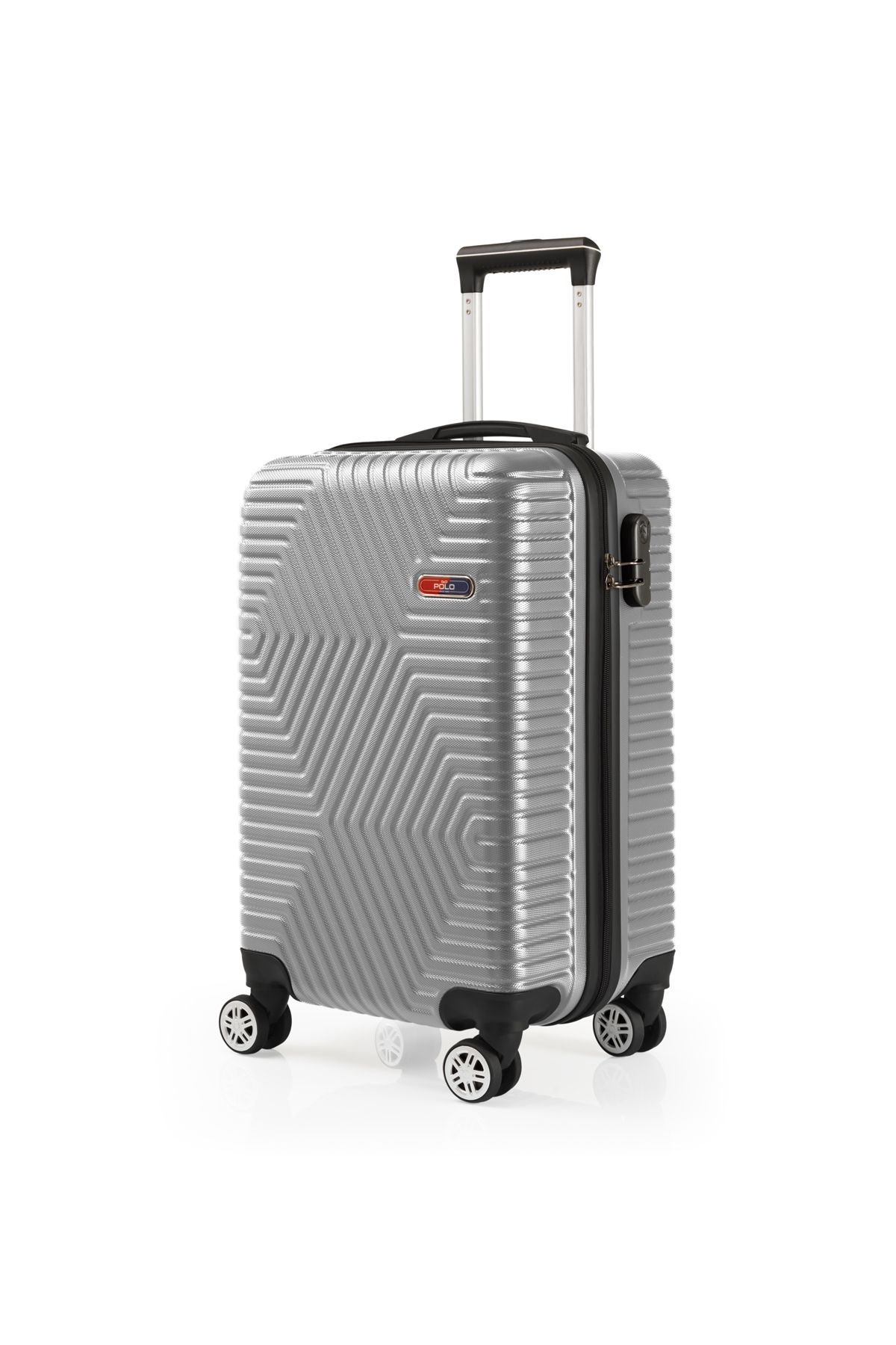 G&D Polo Suitcase Abs Gümüş Gri Kabin Boy Valiz 600.03-K