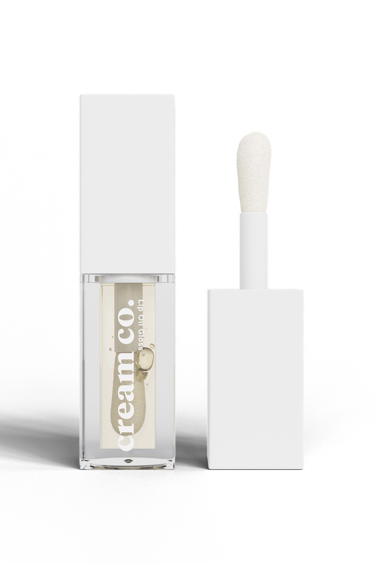 Cream Co. Lip Oil Gloss Dudak Parlatıcısı Nemlendirici Besleyici Dudak Bakım Yağı Vanilya Aromalı