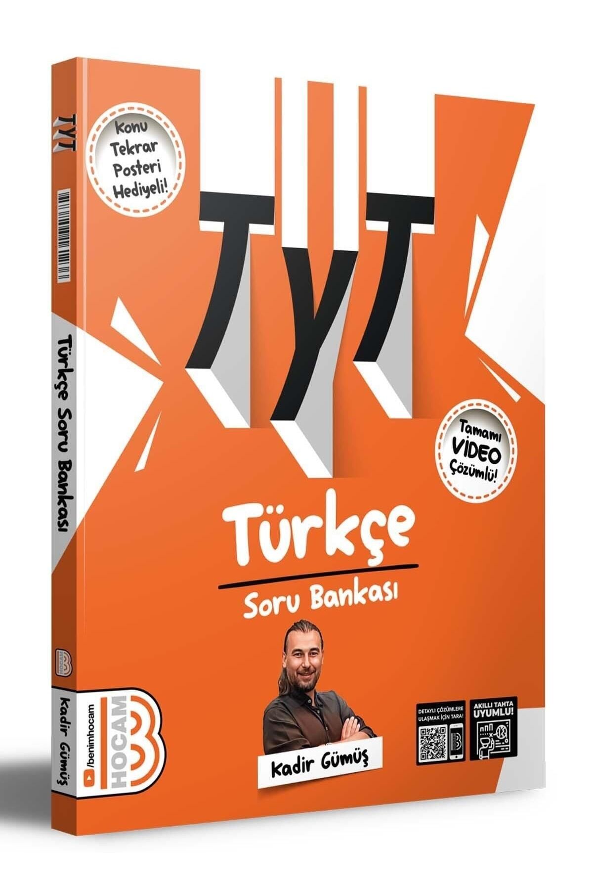 Benim Hocam Yayınları 2024 Tyt Türkçe Tamamı Video Çözümlü Soru Bankası Poster Hediyeli