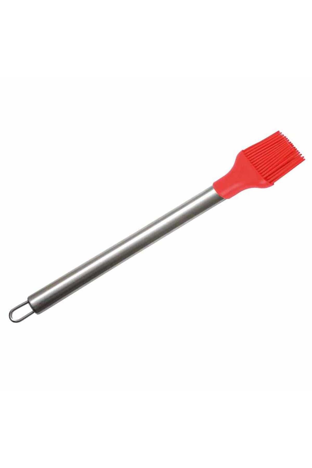 Epinox Fırça Silikon Çelik Sap Kırmızı (CSK-25)
