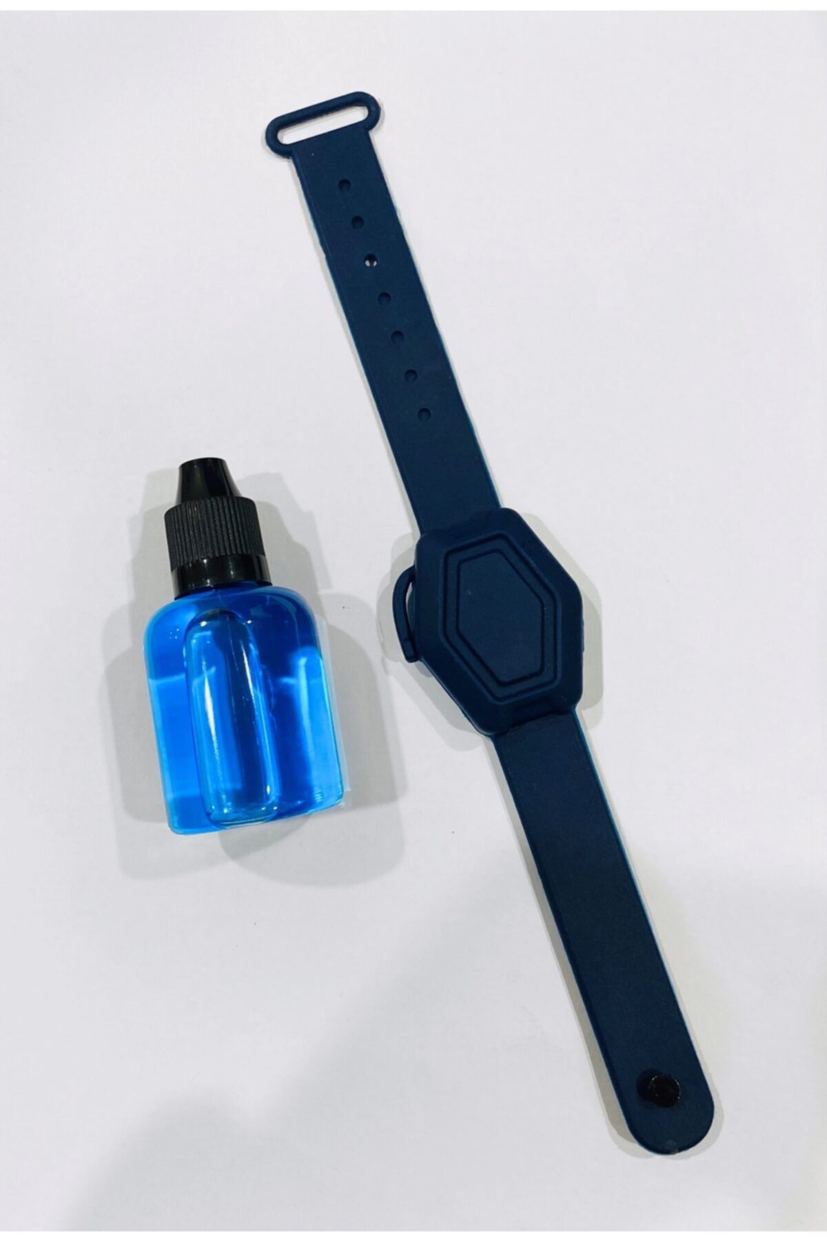 SPIFIGHT Unisex Mavi Dezenfektan Bilekliği Ve Dezenfektanı