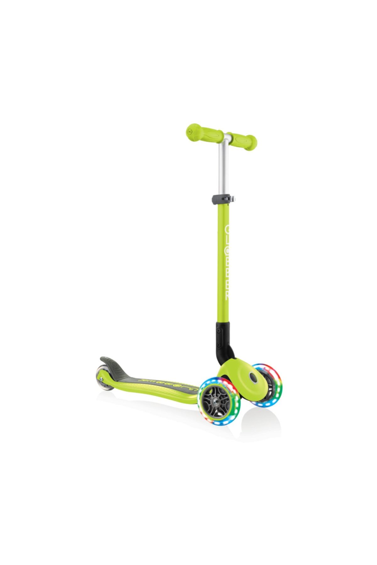 Globber Primo Katlanabilir Işıklı Yeşil Scooter