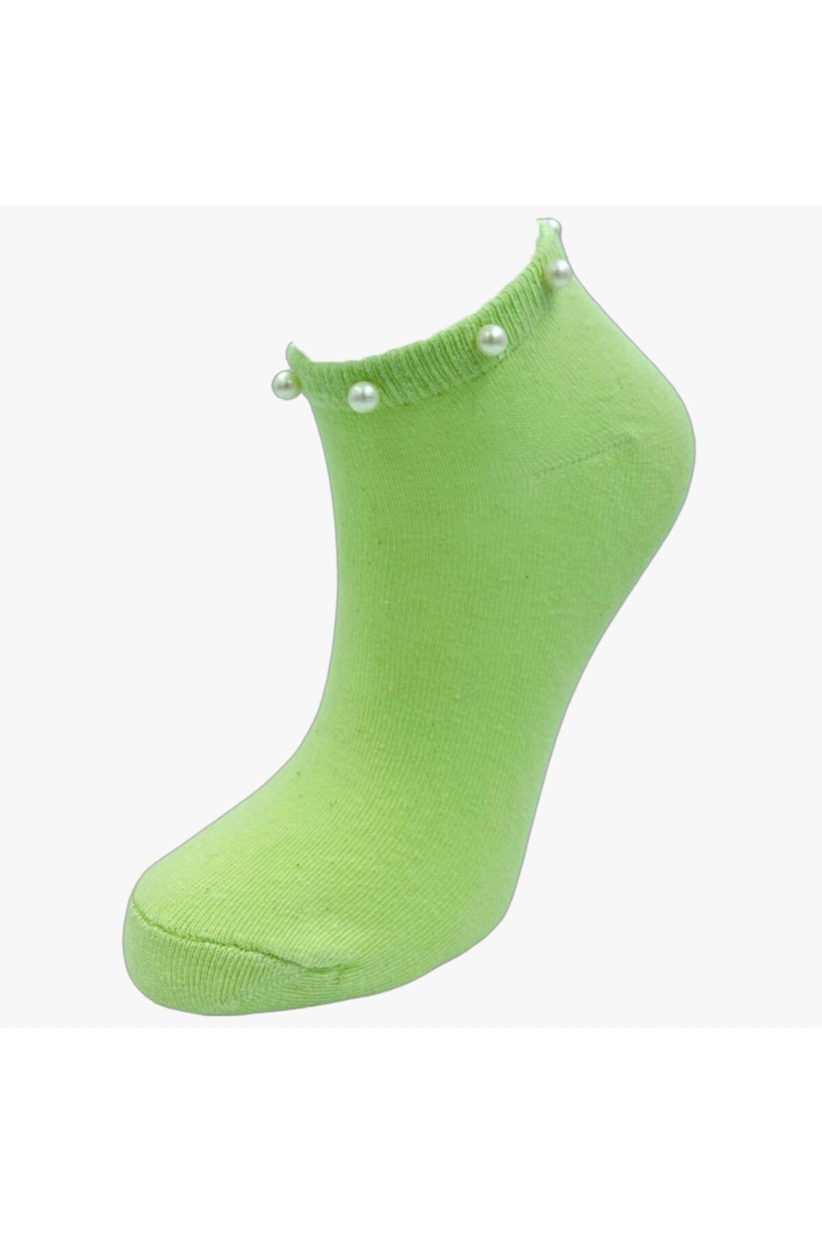 pazariz Kadın Yeşil Patik Çorap