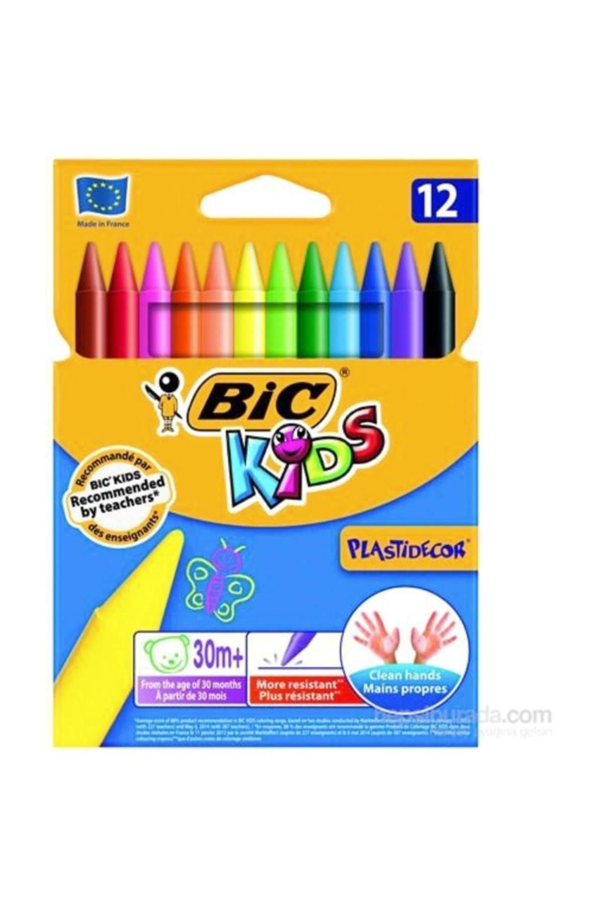 Bic Kids Plastidecor Silinebilir Pastel Boya 12 Renk