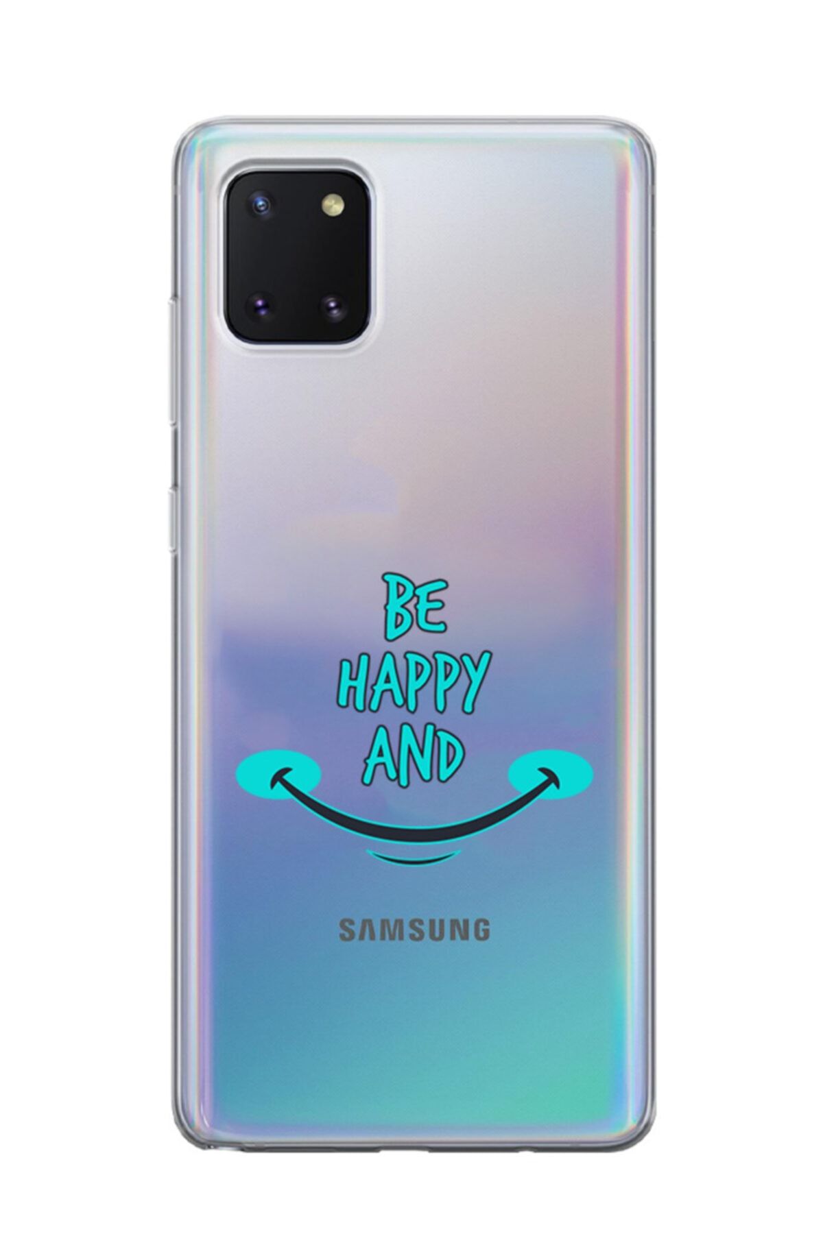 Dafhi Aksesuar Dafhi Samsung Galaxy Note 10 Lite Be Happy And Telefon Kılıfı