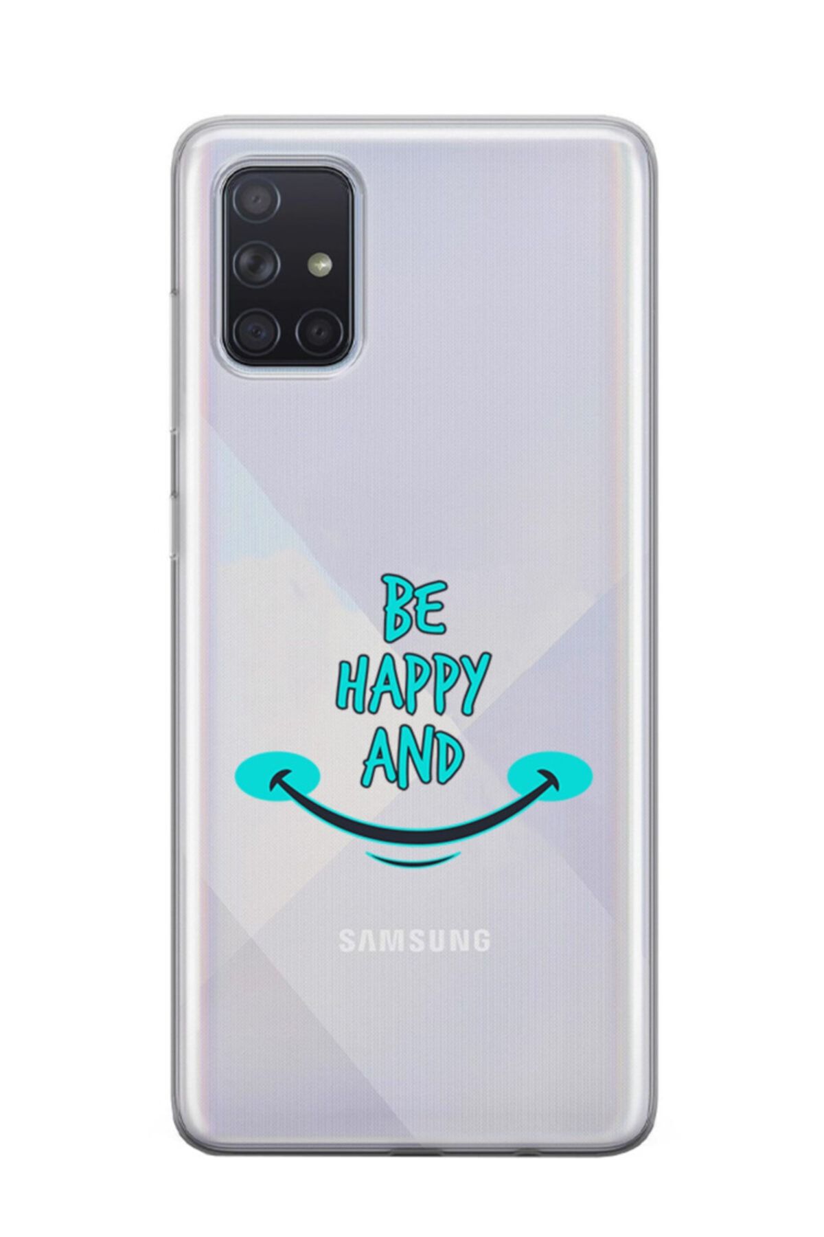 Dafhi Aksesuar Dafhi Samsung Galaxy A71 Be Happy And Telefon Kılıfı