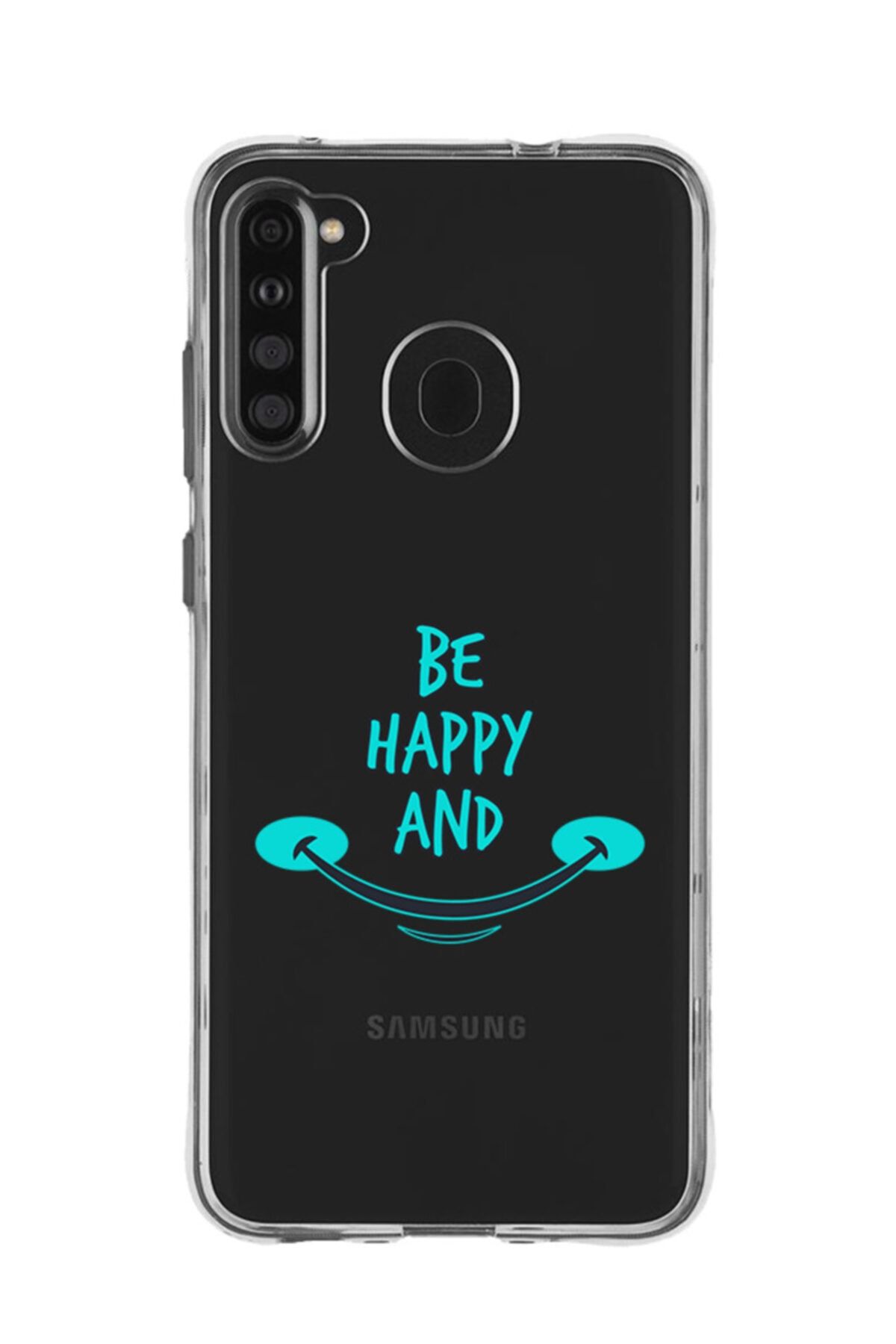 Dafhi Aksesuar Dafhi Samsung Galaxy A21 Be Happy And Telefon Kılıfı