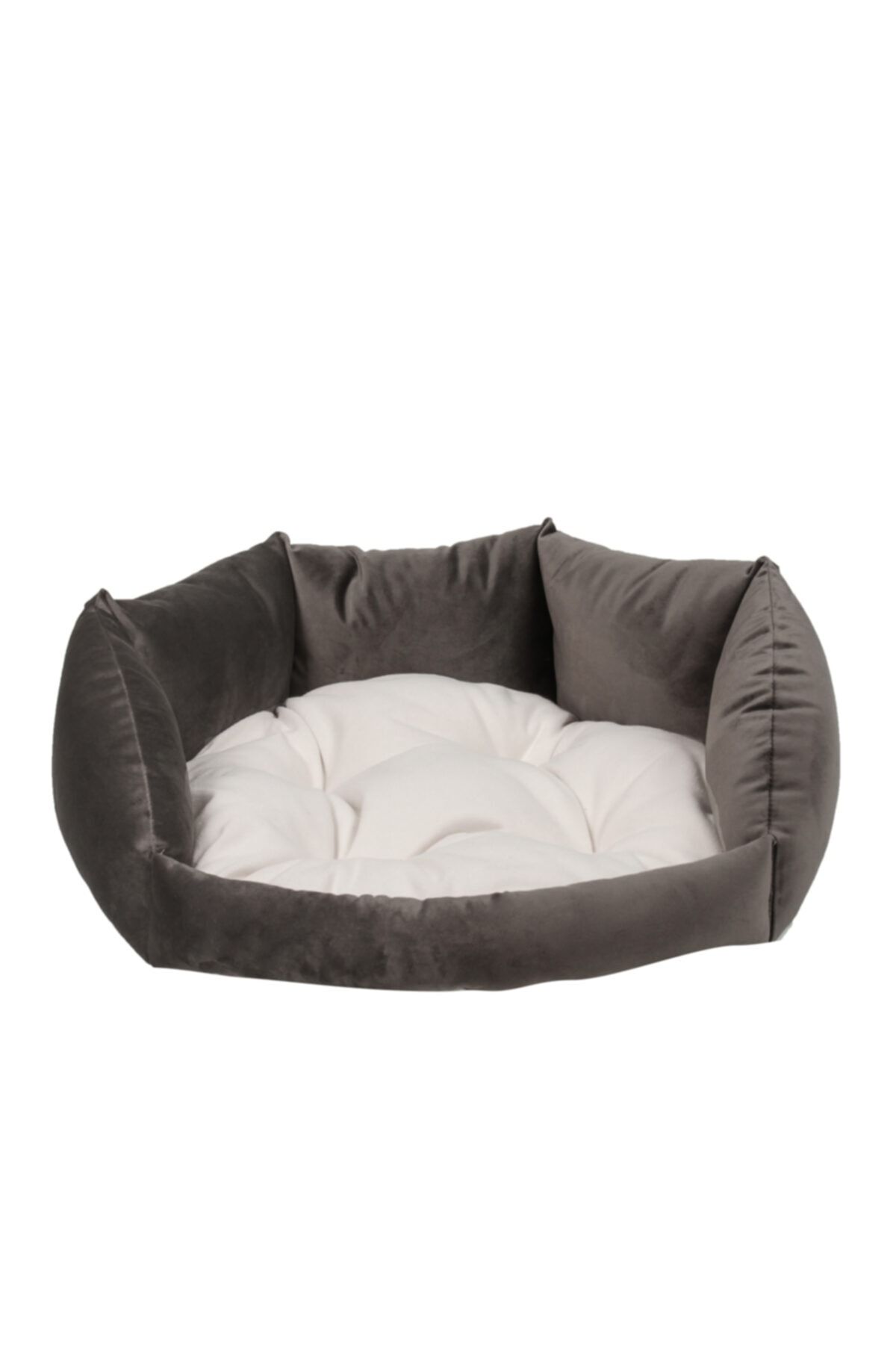 Genel Markalar Gri Milano Model Tay Tüyü Kedi - Köpek Yatakları