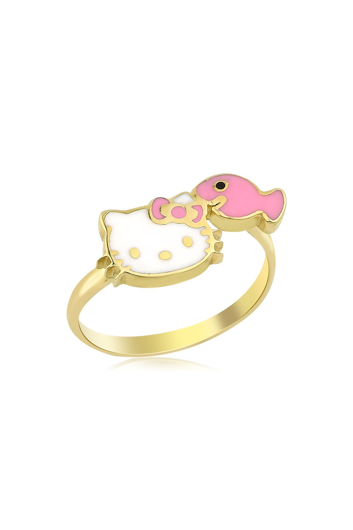 Hello Kitty Altın Yüzük Yz0356