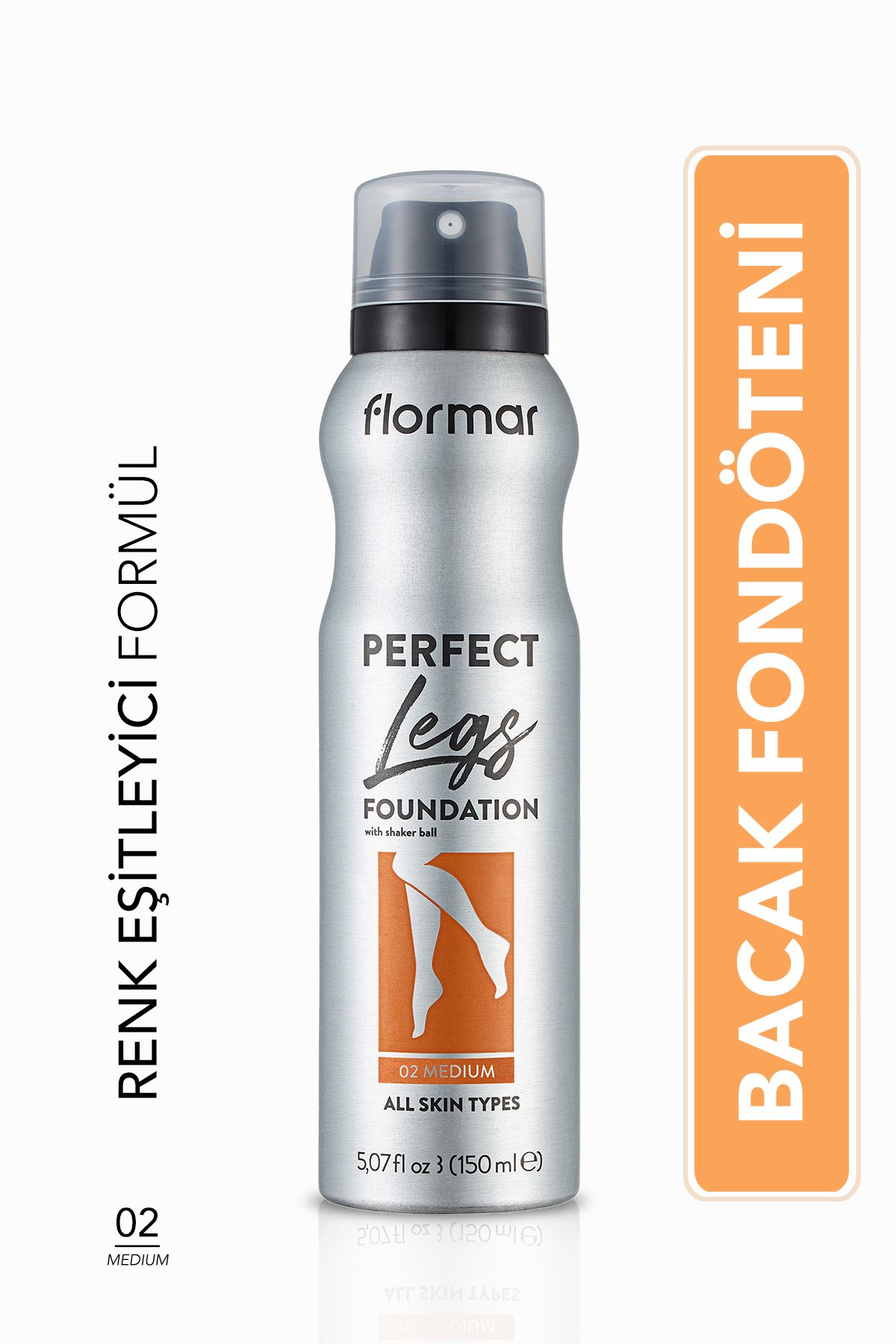 Flormar Ton Eşitleyici Bacak Fondöteni (sıcak Alt Ton) - Perfect Legs Foundation -002 Medium -8690604200689
