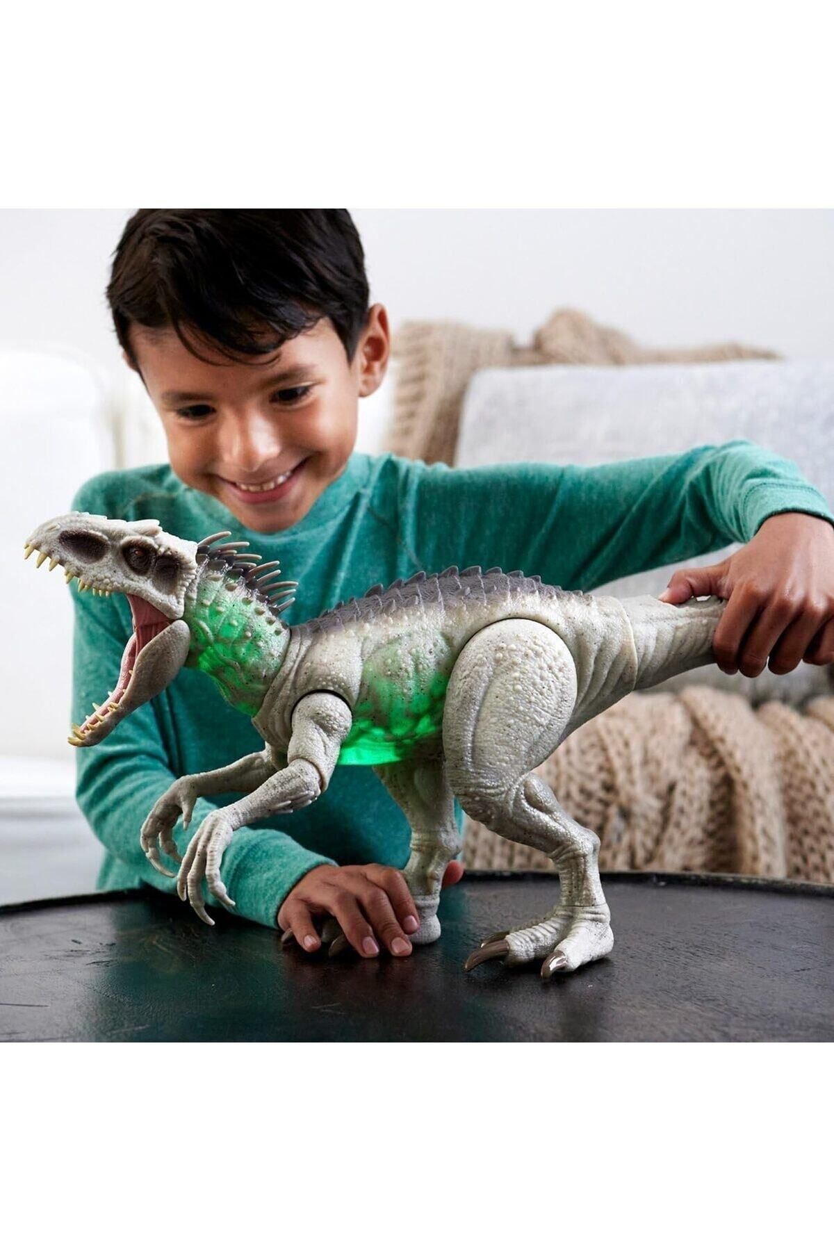 Cici Oyuncak Super Action Indominus Rex Jurassic World Dev Dinozor Işıklı Ve Sesli Camouflage