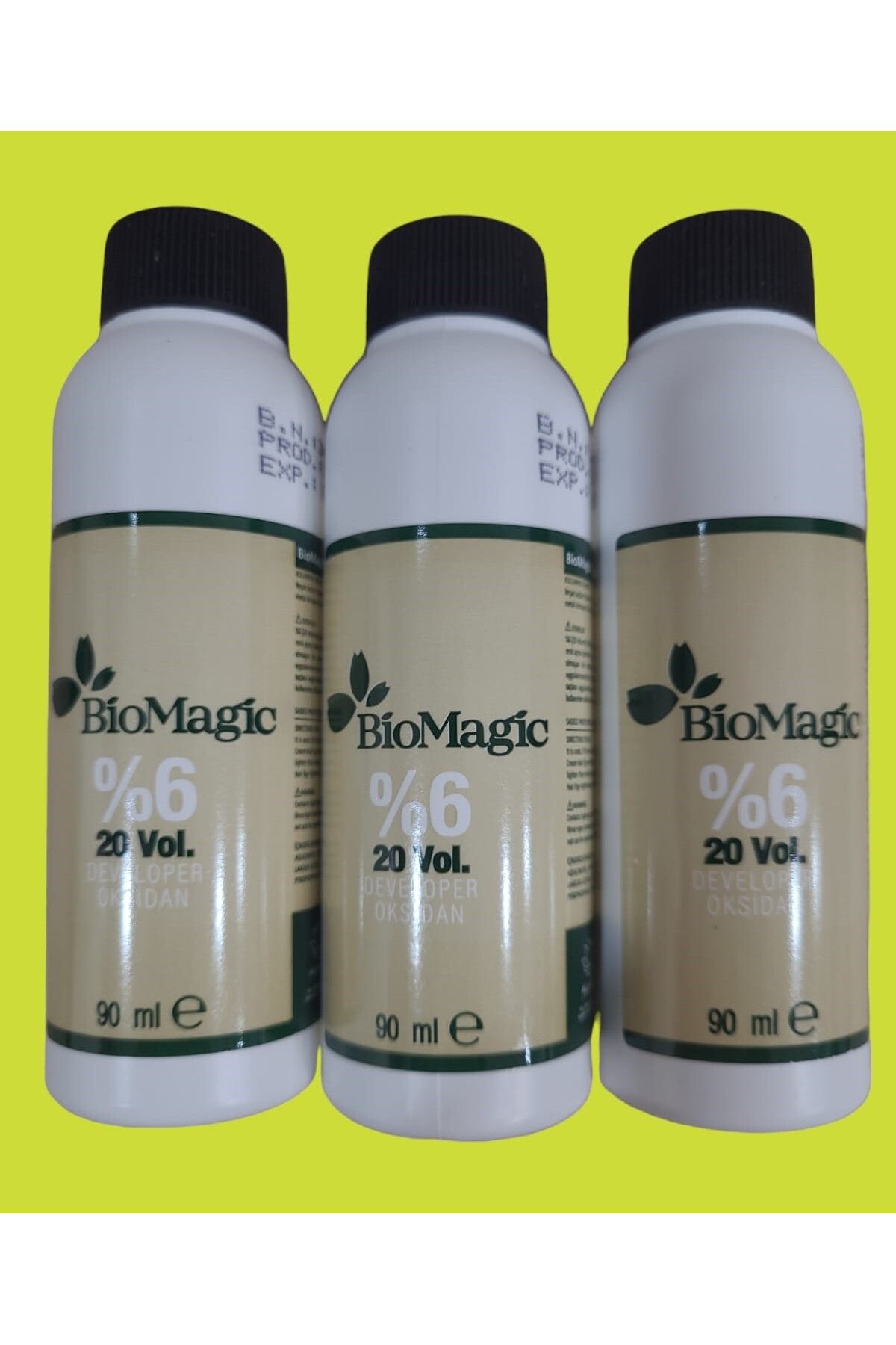 BioMagic Yeni 20 Volum (%6) Developer Oksidan 90 ml x 3 ADET (SIVI PEROKSİT)