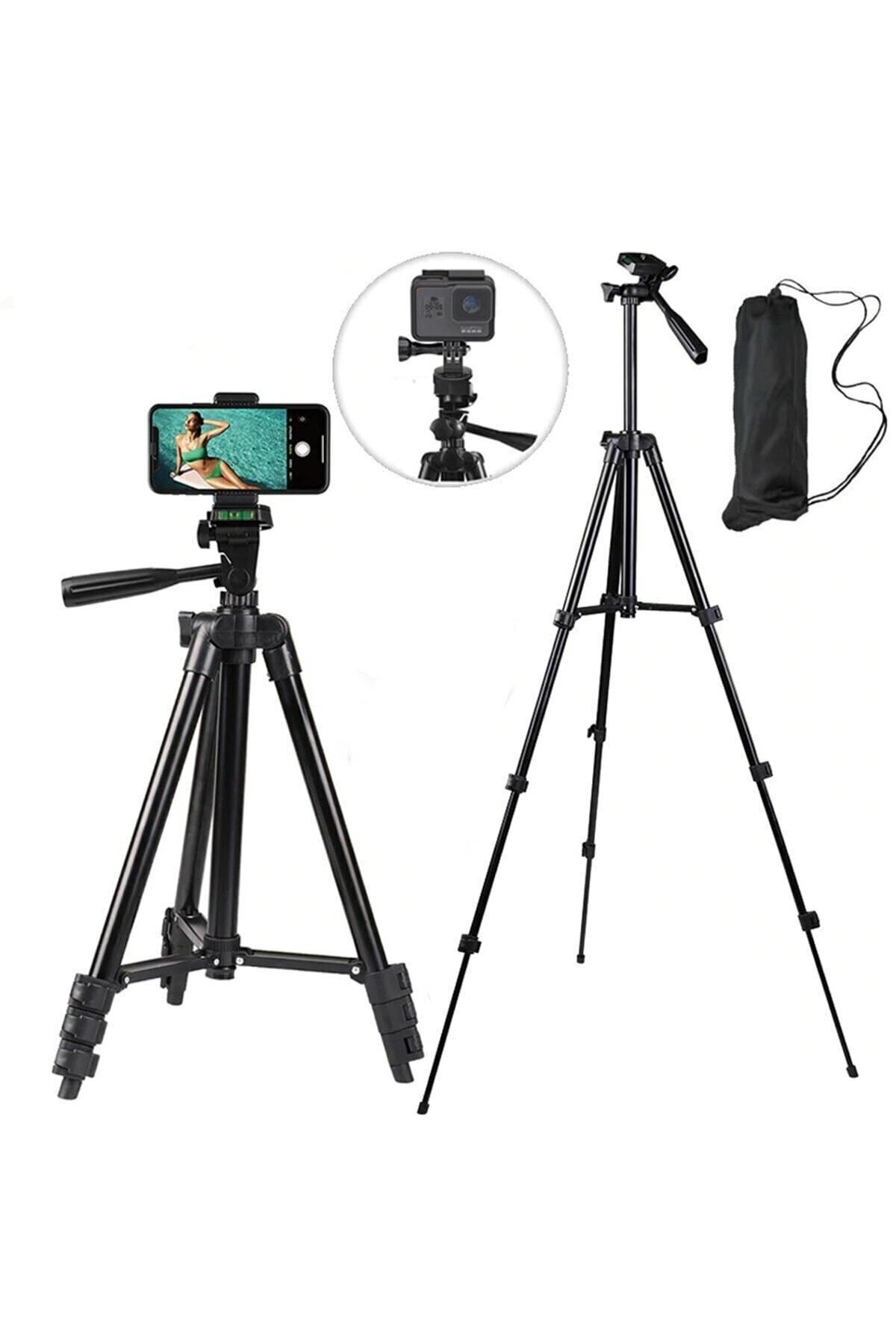 MEZİGARC Lenovo Vibe X2 Pro Uyumlu Telefon Kamera Tutucu Tripod Video Sabitleyici Siyah Tripot