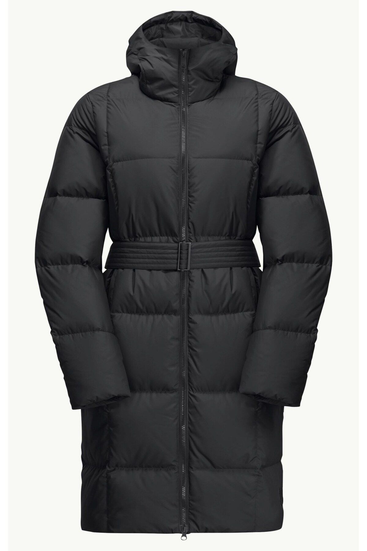 Jack Wolfskin Frozen Lake Coat Kadın Outdoor Montu Siyah 1206132-6000