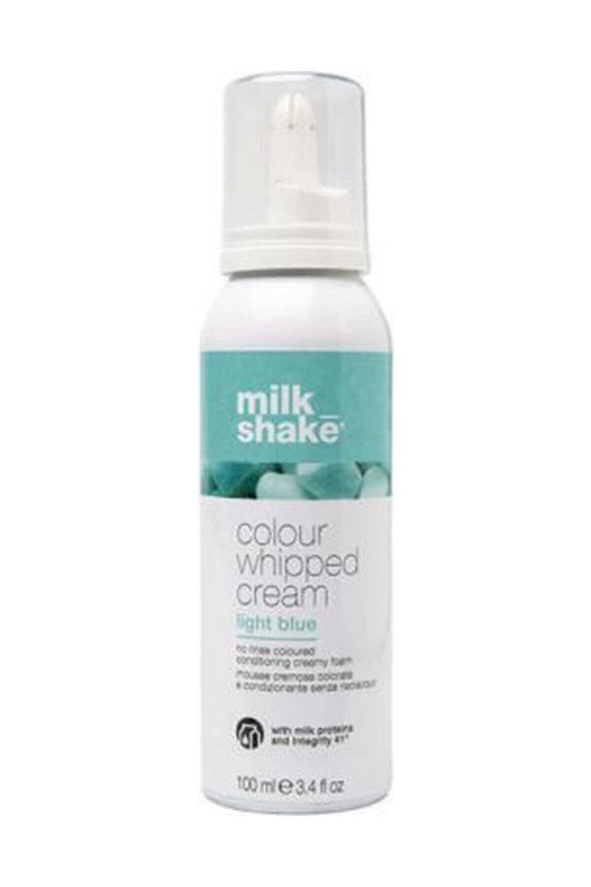 Milkshake Milk_shake Whipped Cream Durulanmayan Renkli Bakım Köpüğü Light Blue ( Açık Mavi ) 100 Ml