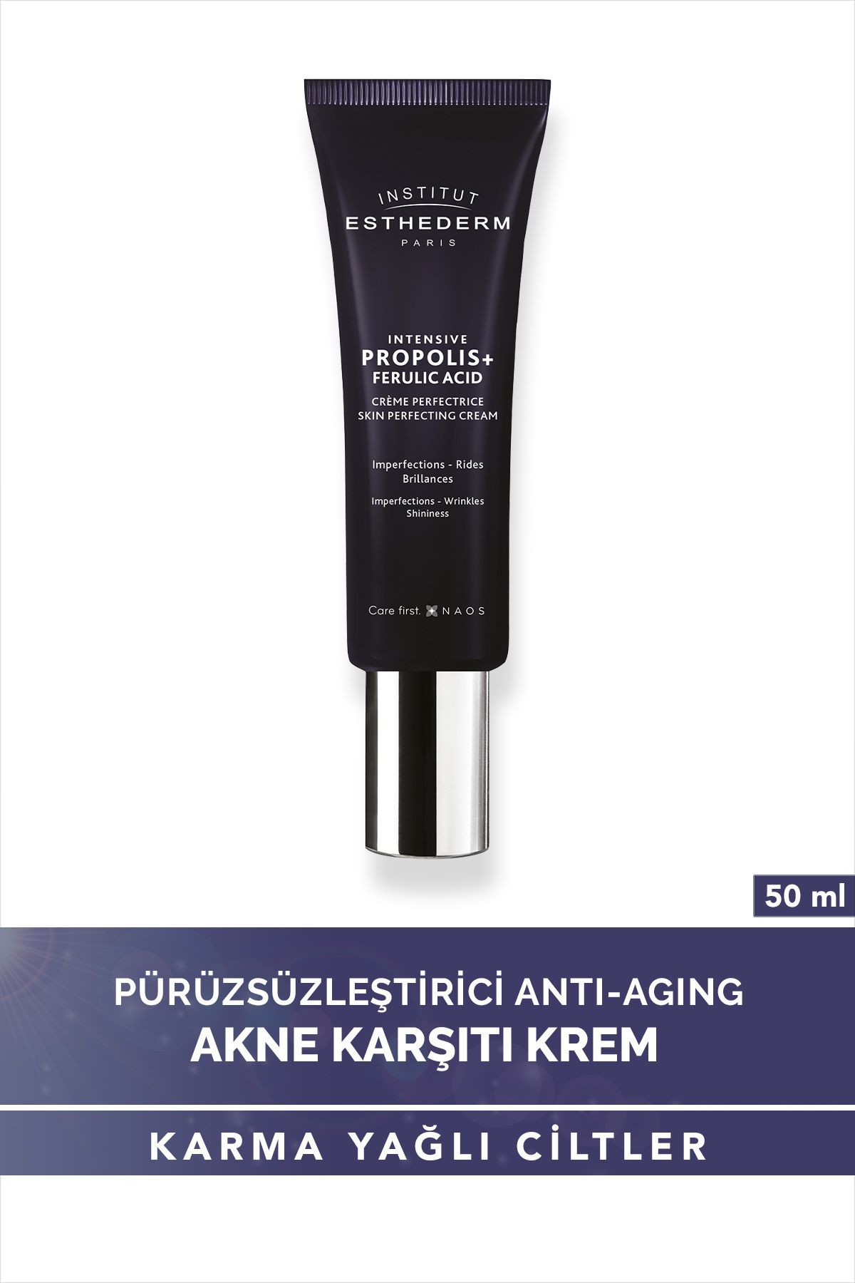 INSTITUT ESTHEDERM Intensive Propolis+ Skin Perfector Cream Akne ve Siyah Nokta Karşıtı Antioksidan Krem 50ML