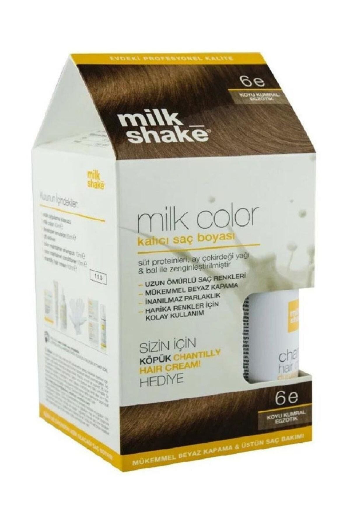 Milkshake Saç Boyası Koyu Kumral Egzotik - 6e Köpük 8681127022100