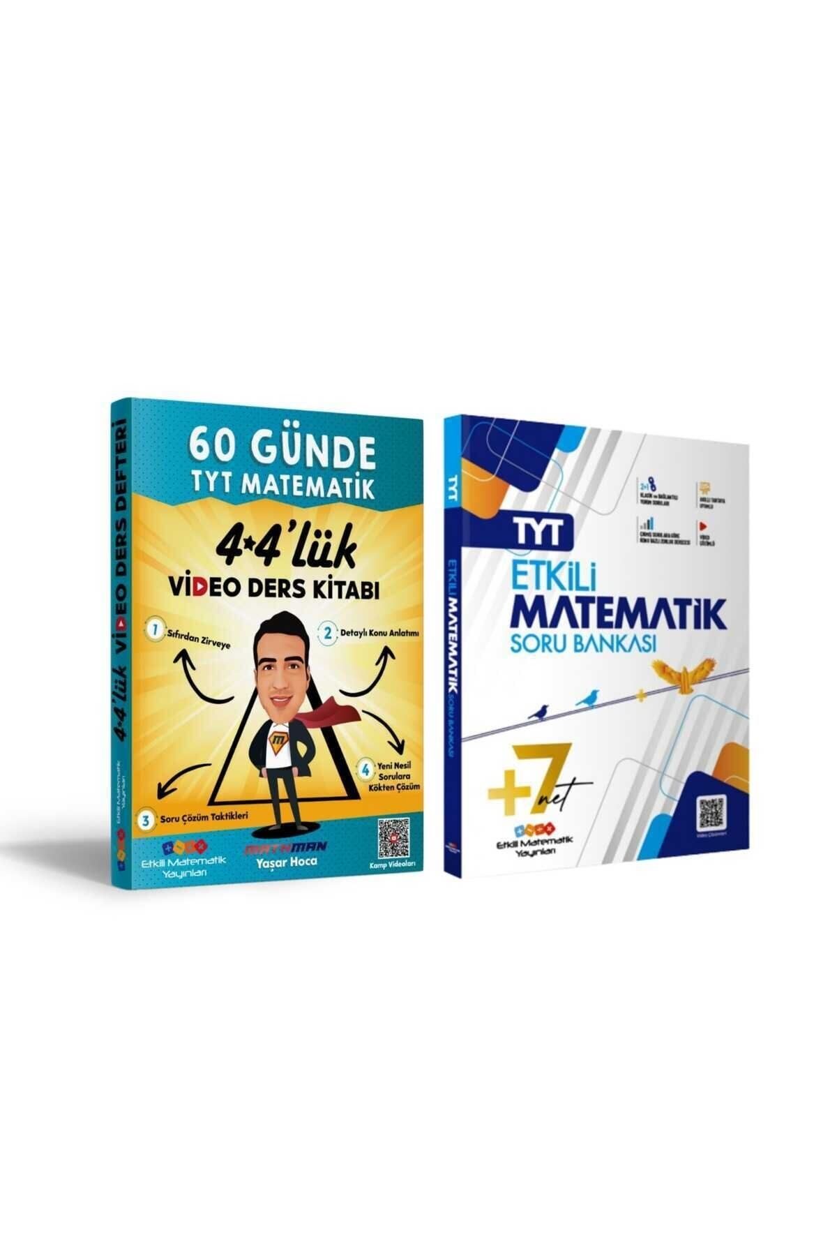 Etkili Matematik TYT Etkili Matematik Soru Bankası ve Yaşar hoca Mathman 4 4 lük Video Ders Kitabı
