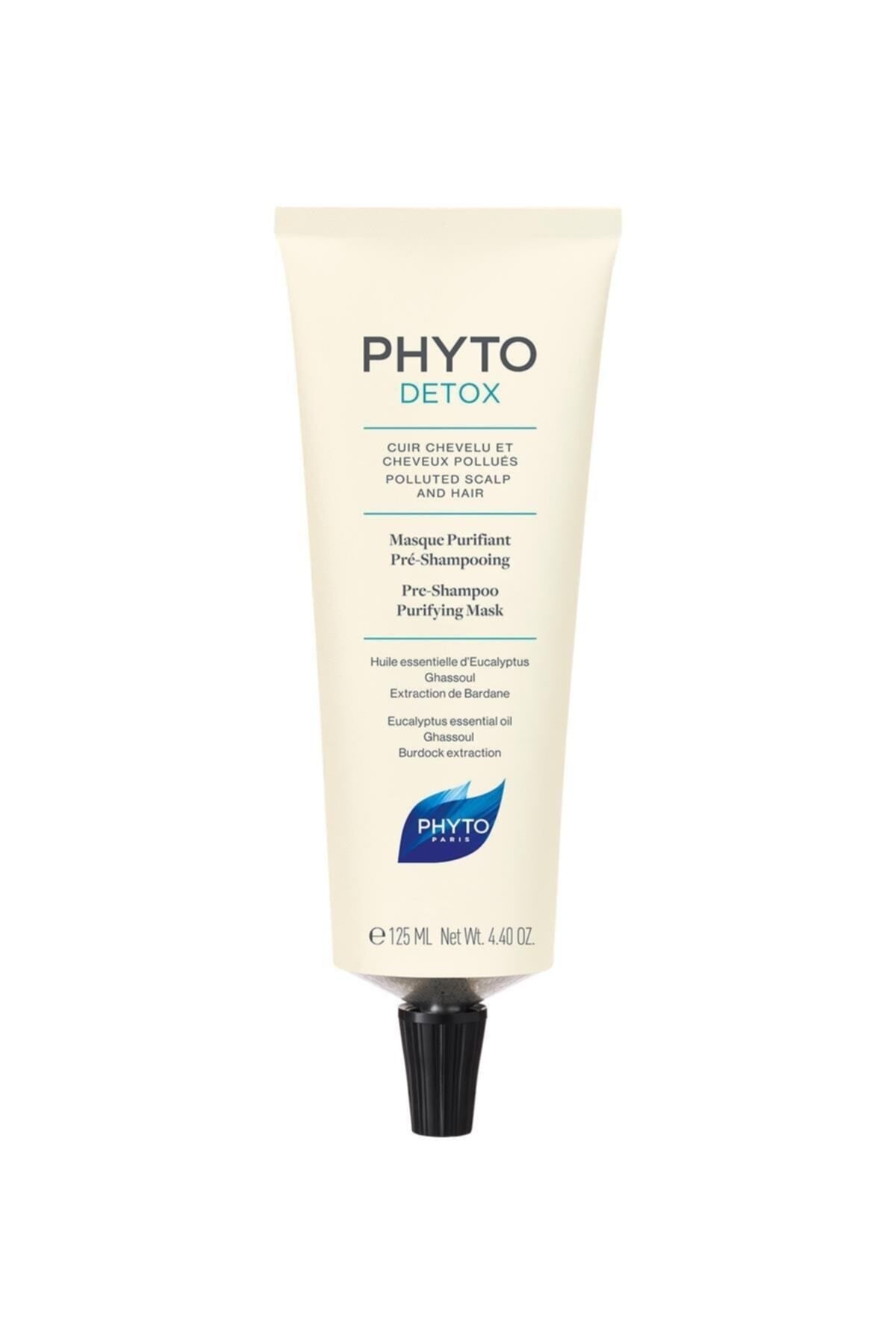 Phyto Detox Pre Shampoo Mask Cansız Matlaşmış Saçlar Detoks Şampuan Öncesi Arındırıcı Maske 125 ml