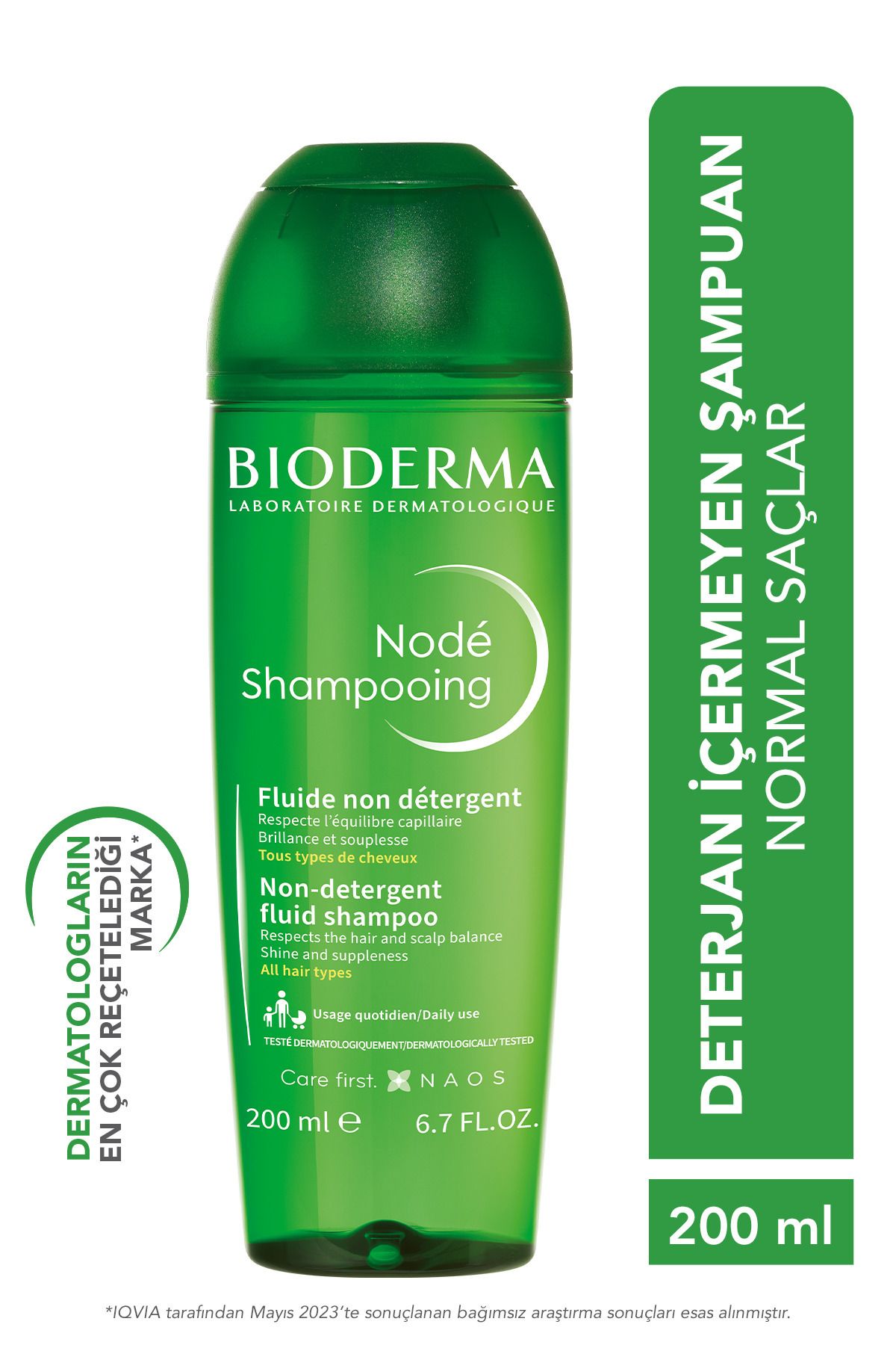 Bioderma Node Fluid Shampoo Deterjan İçermeyen Saç Bakım Şampuanı 200 ml