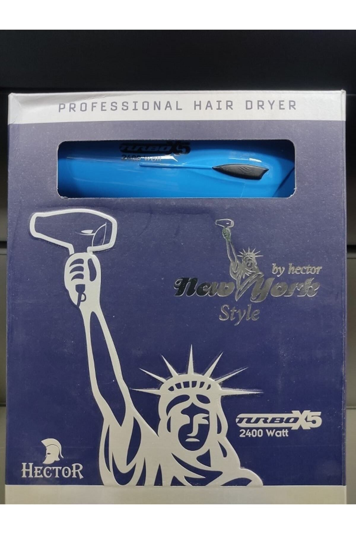 Hector Newyork Style Profesyonel Saç Kurutma Ve Fön Makinesi Mavi Renk 2400 Watt Mıracle210316